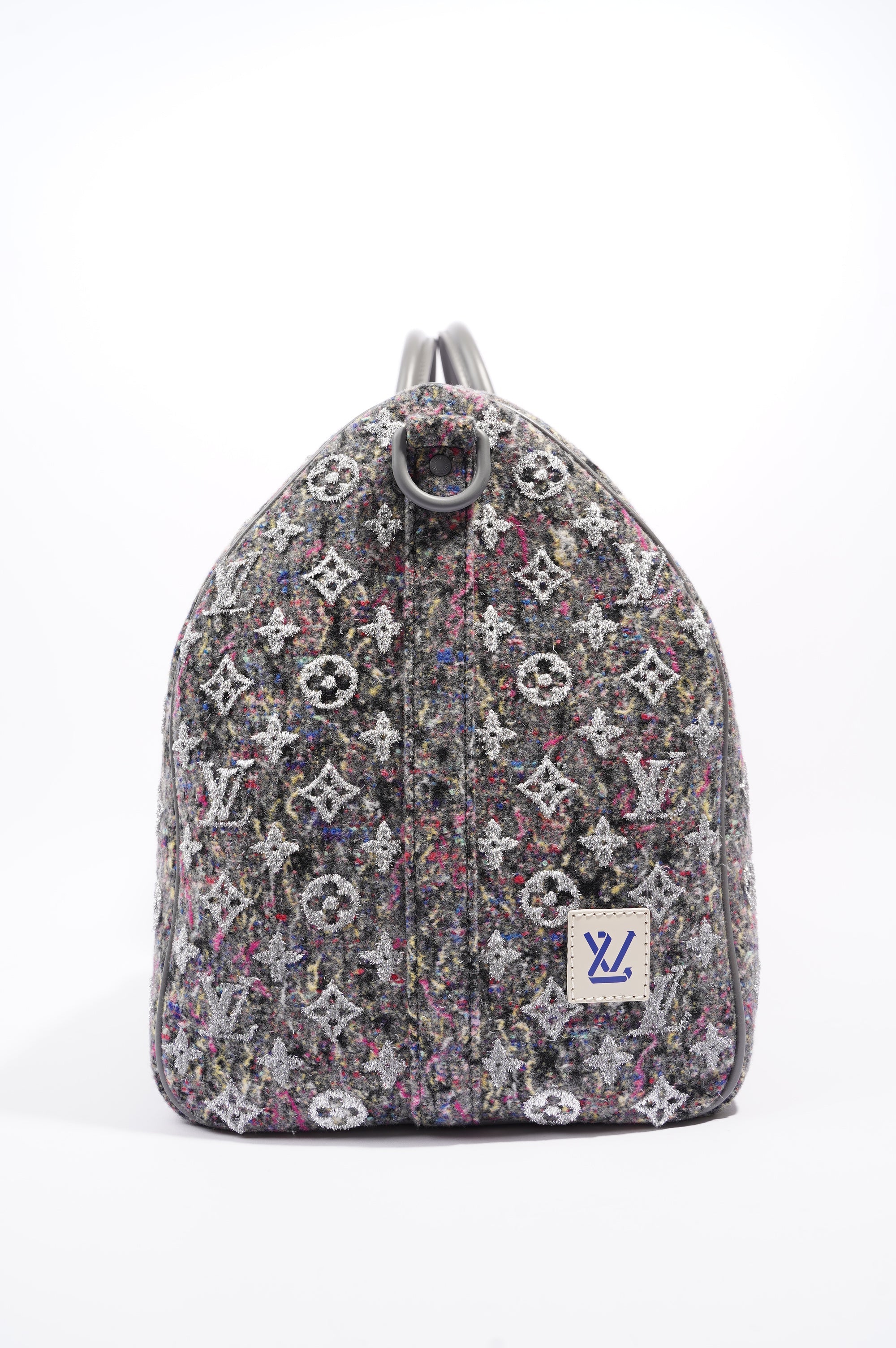Louis Vuitton Womens Keepall Bandouliere Multicolour Wool Monogram 50