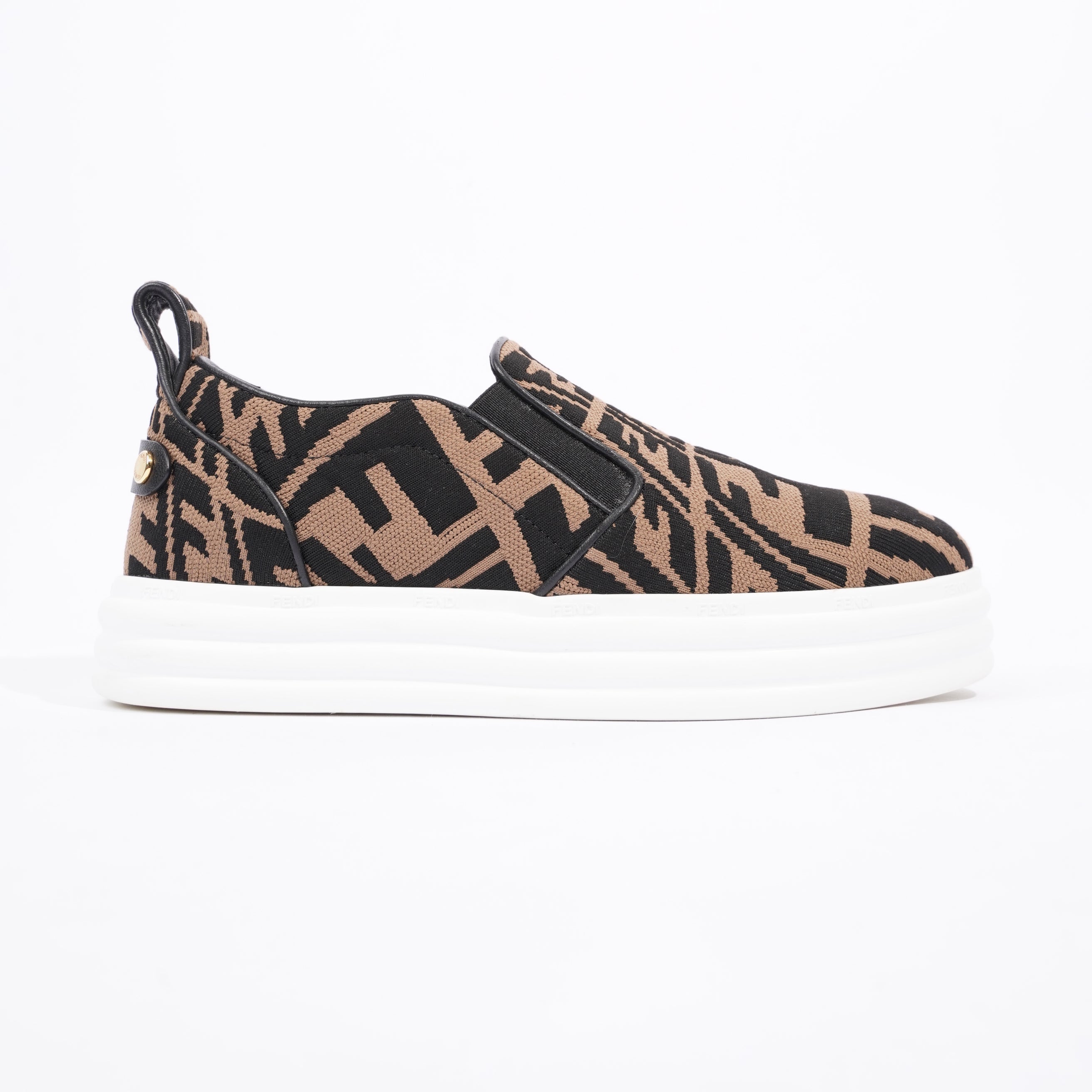 Fendi Womens FF Slip On Sneaker Zucca EU 35 / UK 2