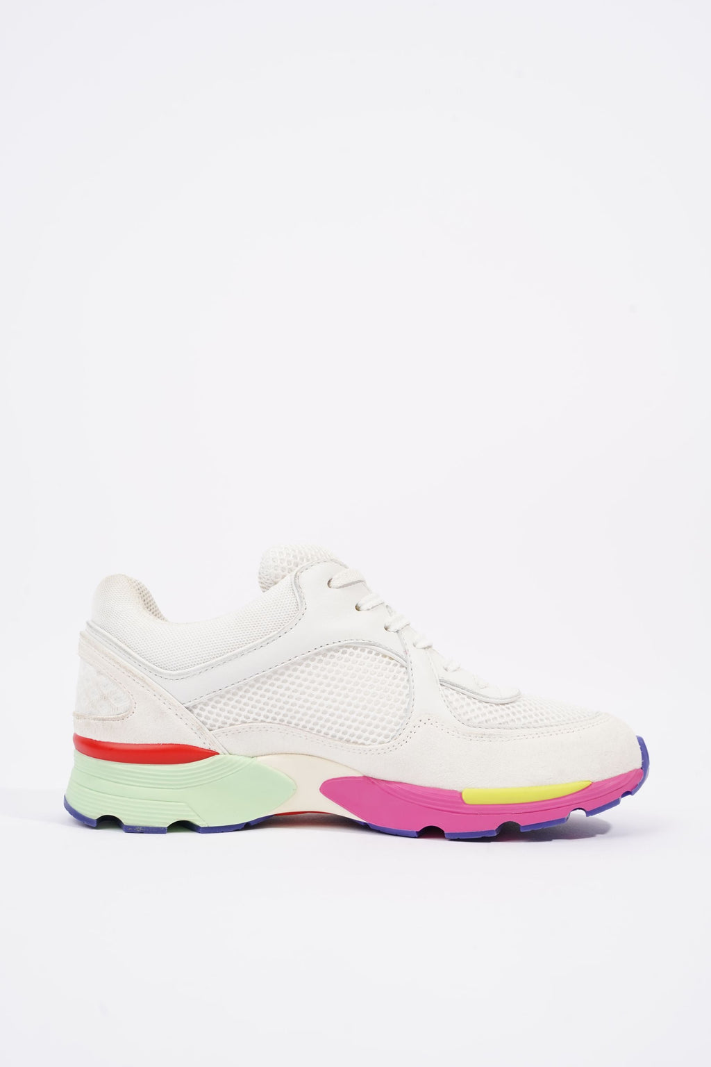 Chanel Womens CC Logo White / Multi Midsole EU 36.5 / UK 3.5