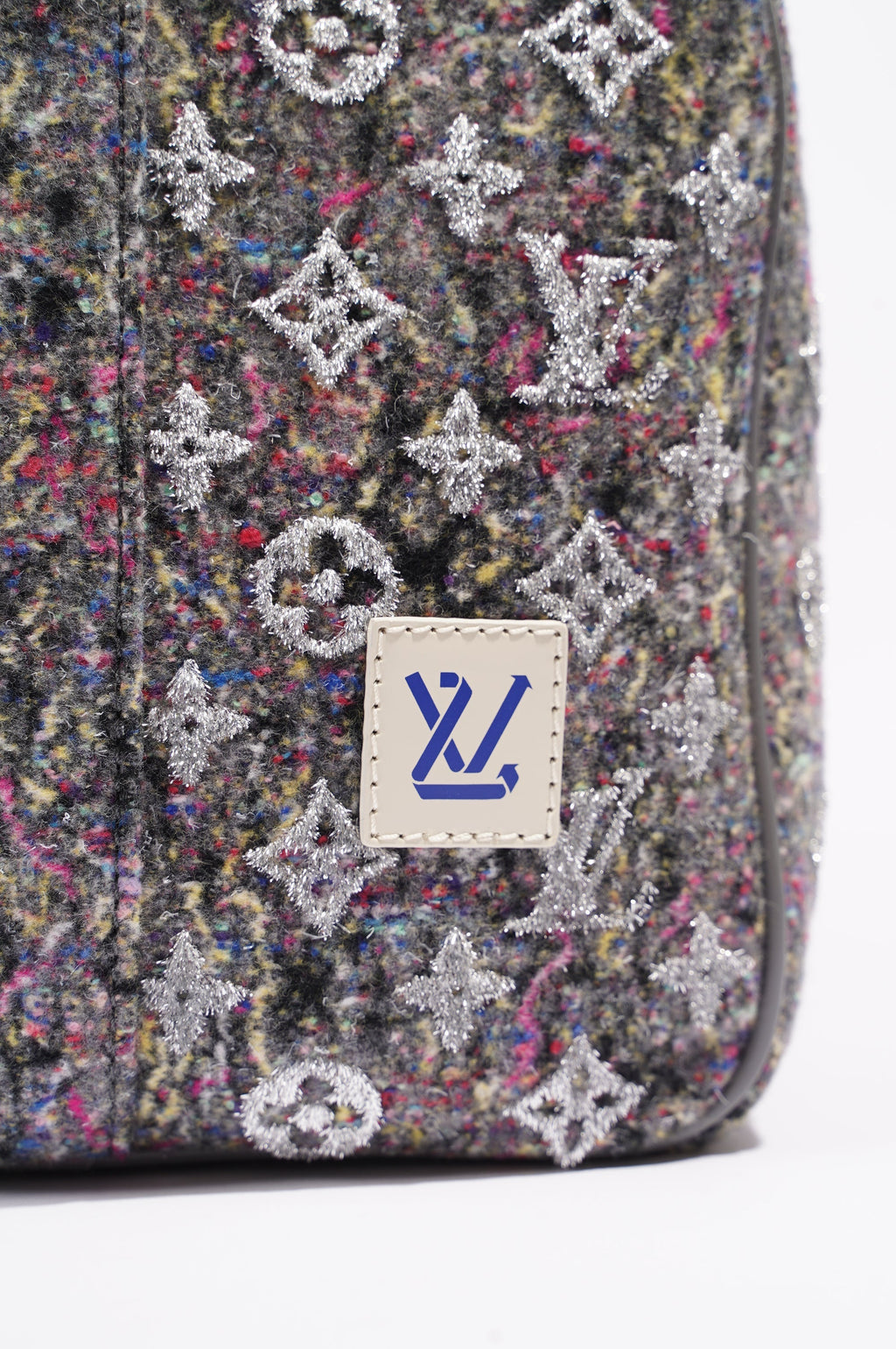 Louis Vuitton Womens Keepall Bandouliere Multicolour Wool Monogram 50