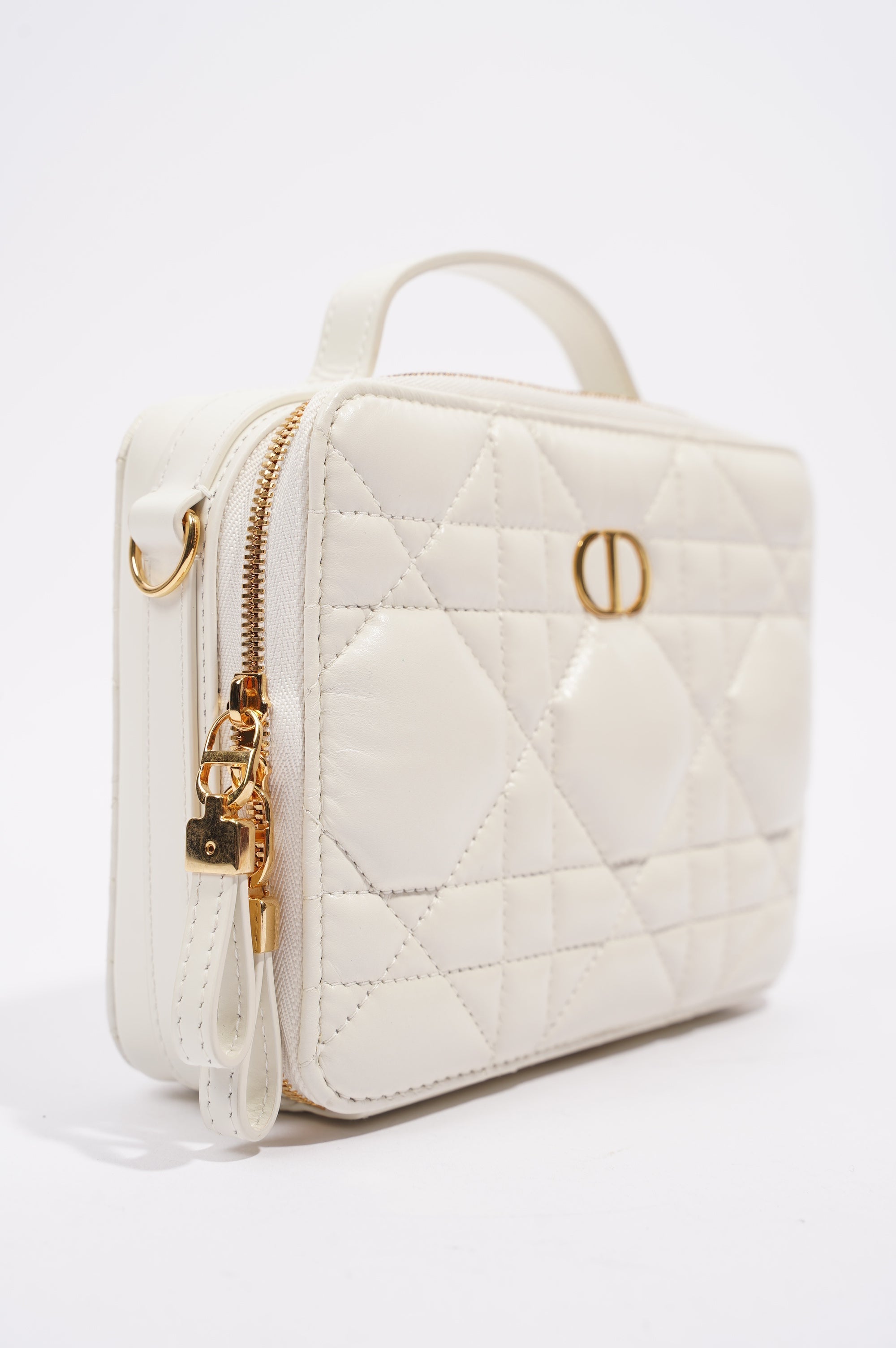 Christian Dior Womens Caro Box Bag Latte