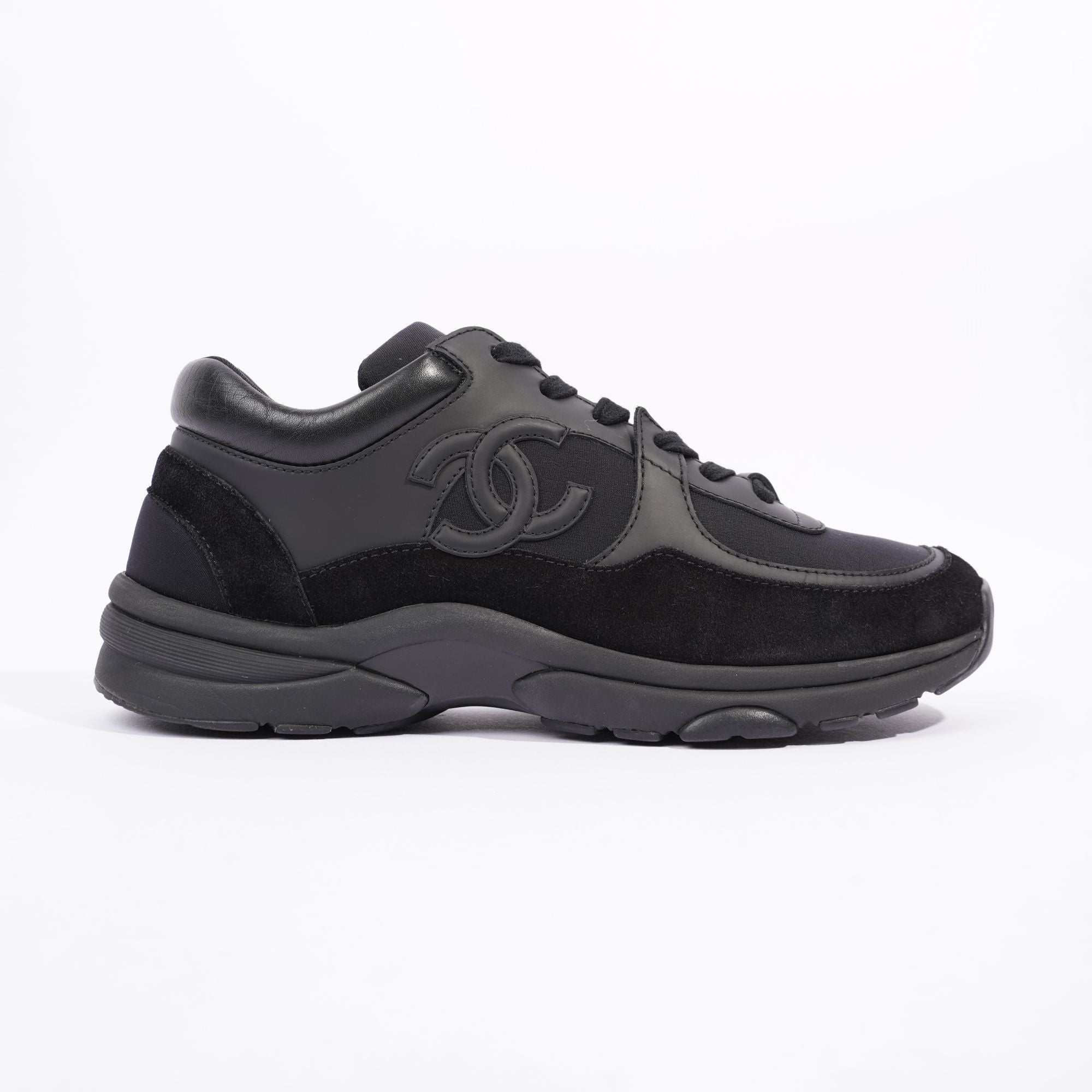 Chanel Womens CC Logo Black EU 37.5 / UK 4.5
