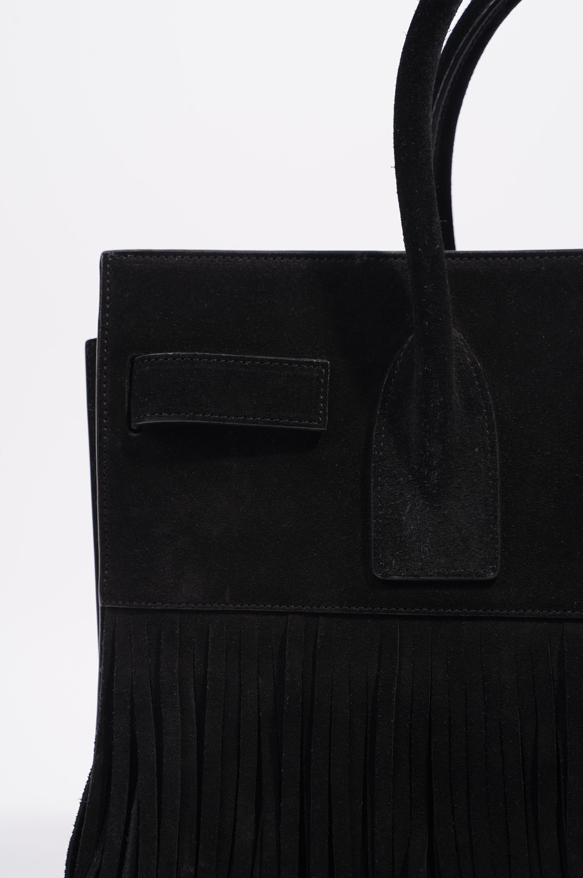 Saint Laurent Womens Sac De Jour Black Small