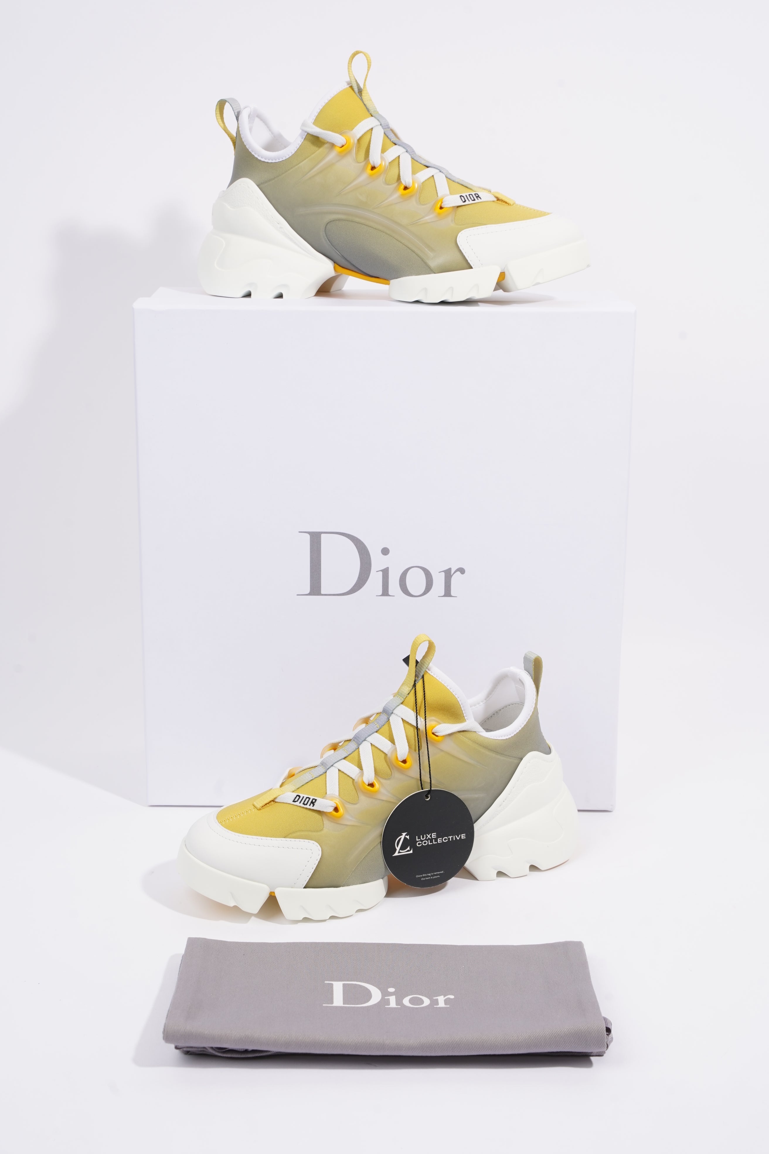 Christian Dior D-Connect Yellow / White EU 35.5 / UK 2.5