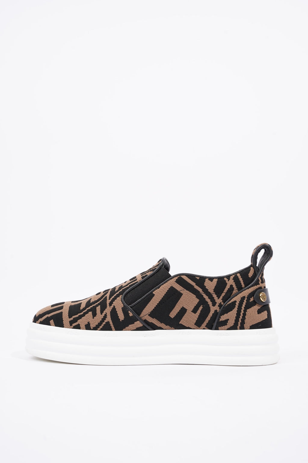 Fendi Womens FF Slip On Sneaker Zucca EU 35 / UK 2
