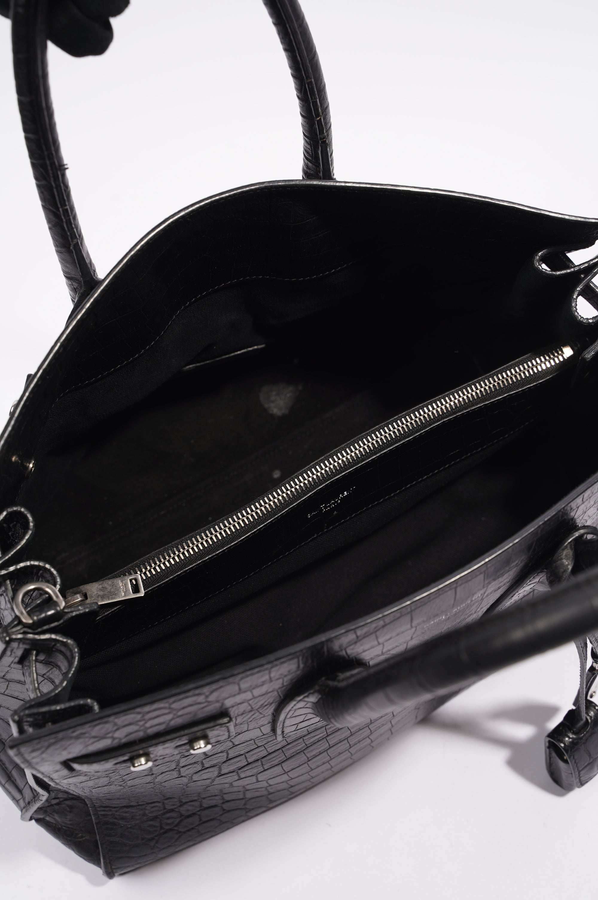 Saint Laurent Womens Sac de Jour Black Small