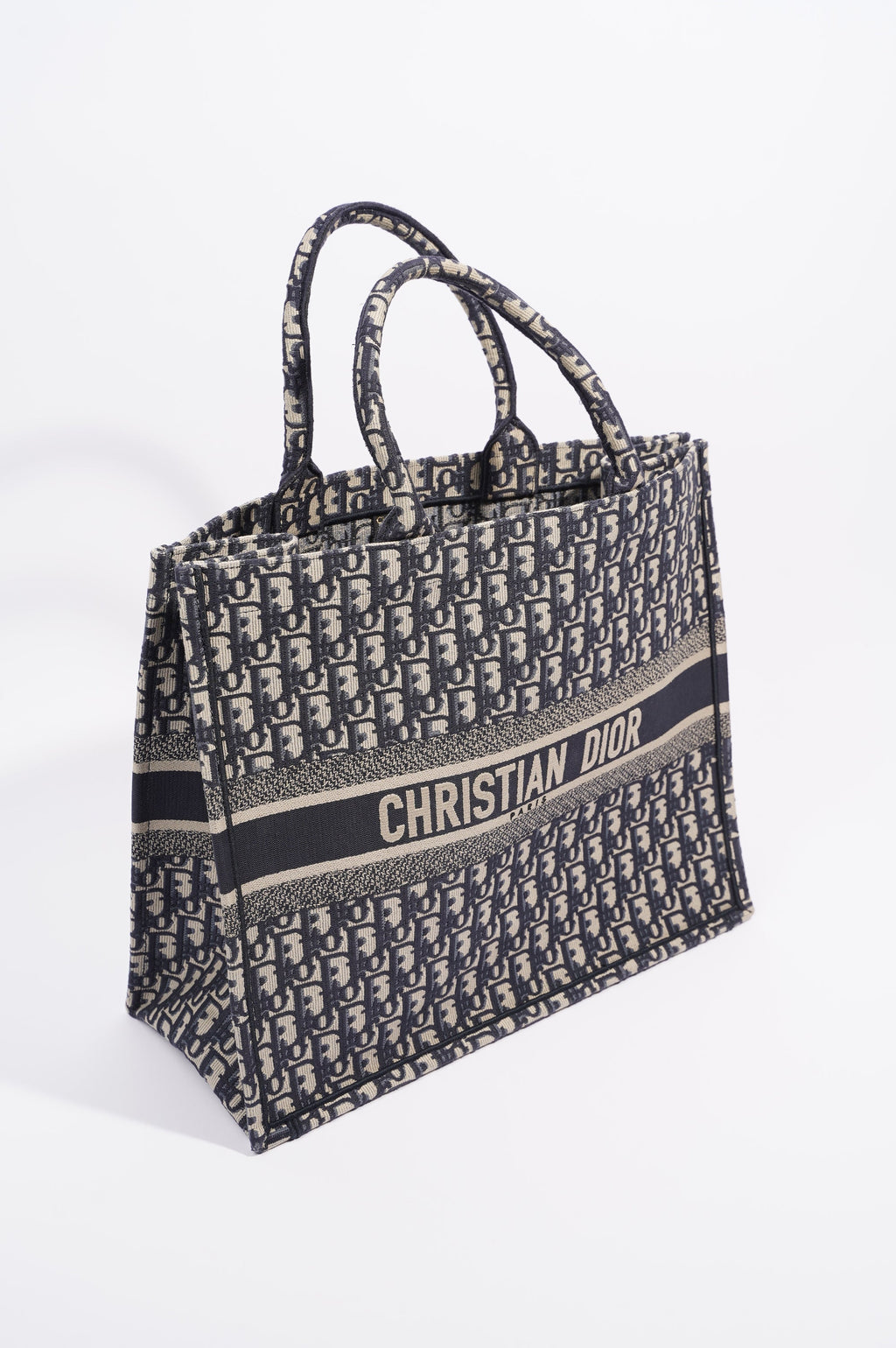 Christian Dior Womens Book Tote Oblique Large