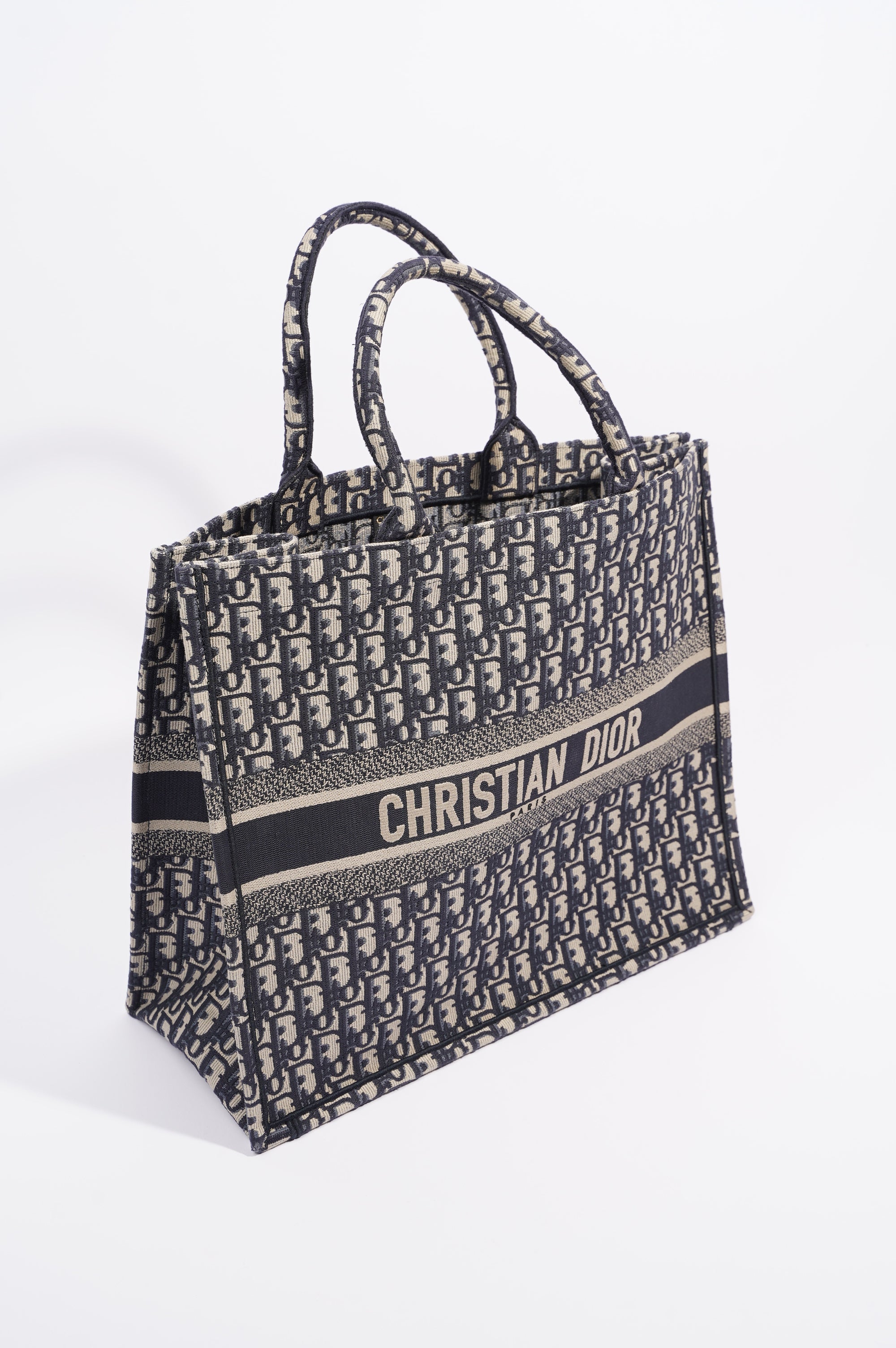 Christian Dior Womens Book Tote Oblique Large
