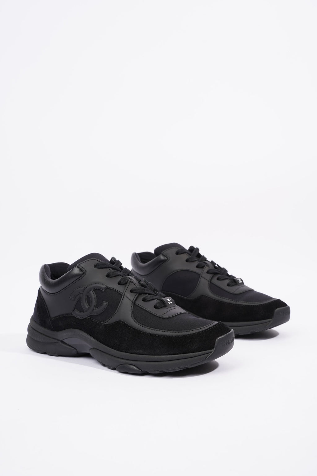 Chanel Womens CC Logo Black EU 37.5 / UK 4.5