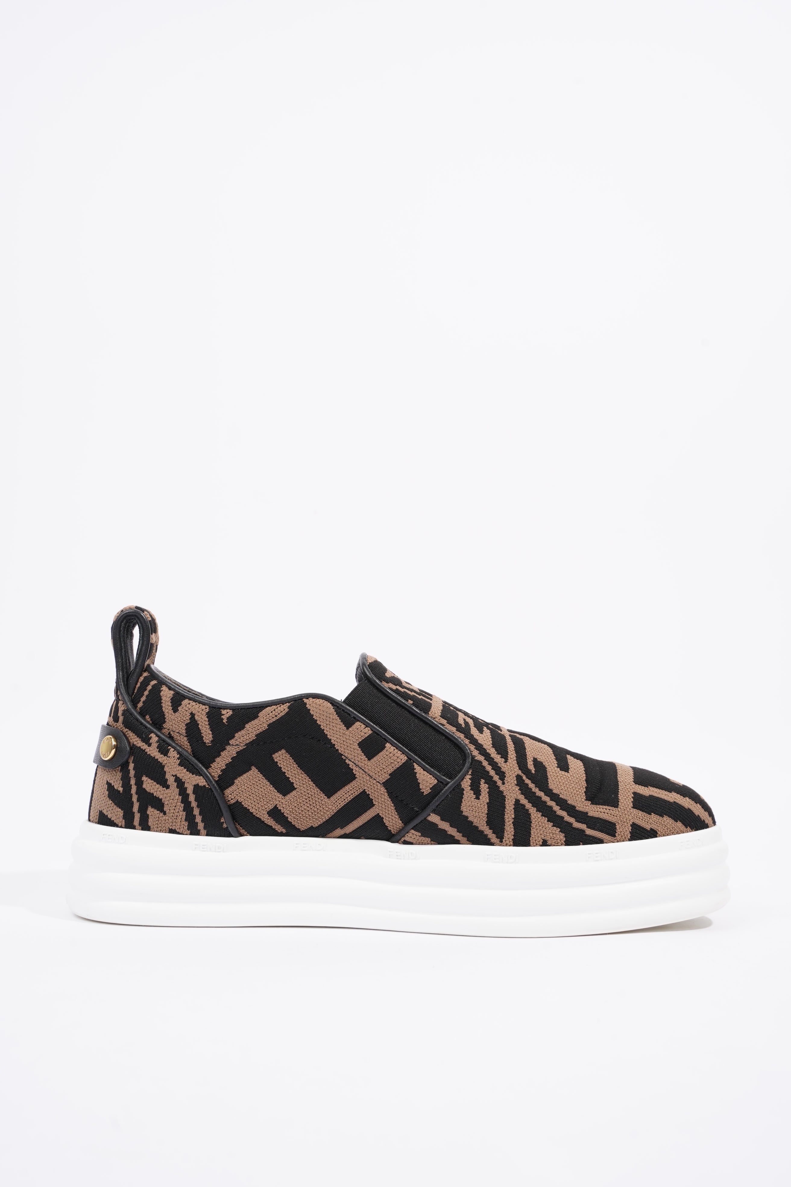 Fendi Womens FF Slip On Sneaker Zucca EU 35 / UK 2