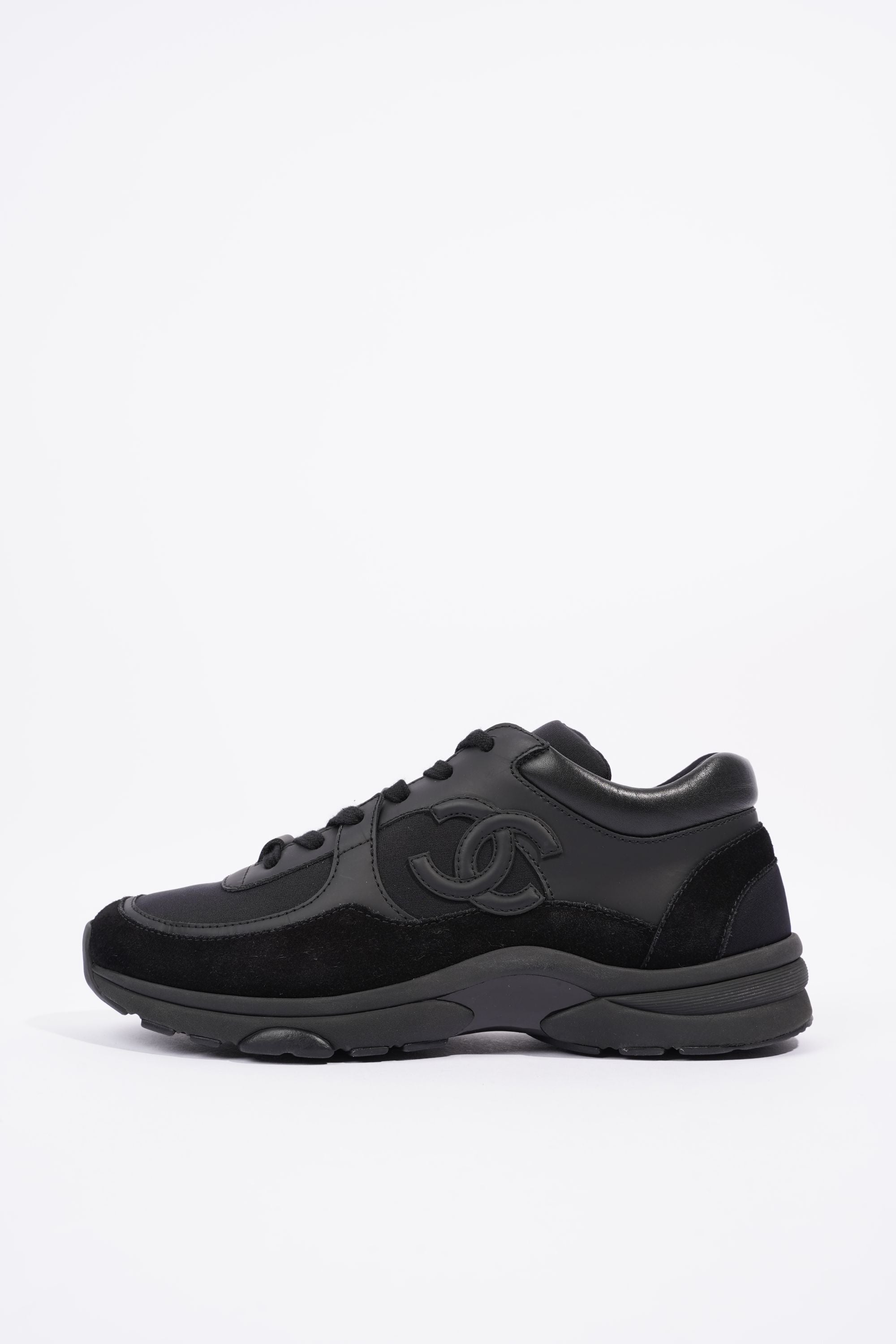 Chanel Womens CC Logo Black EU 37.5 / UK 4.5