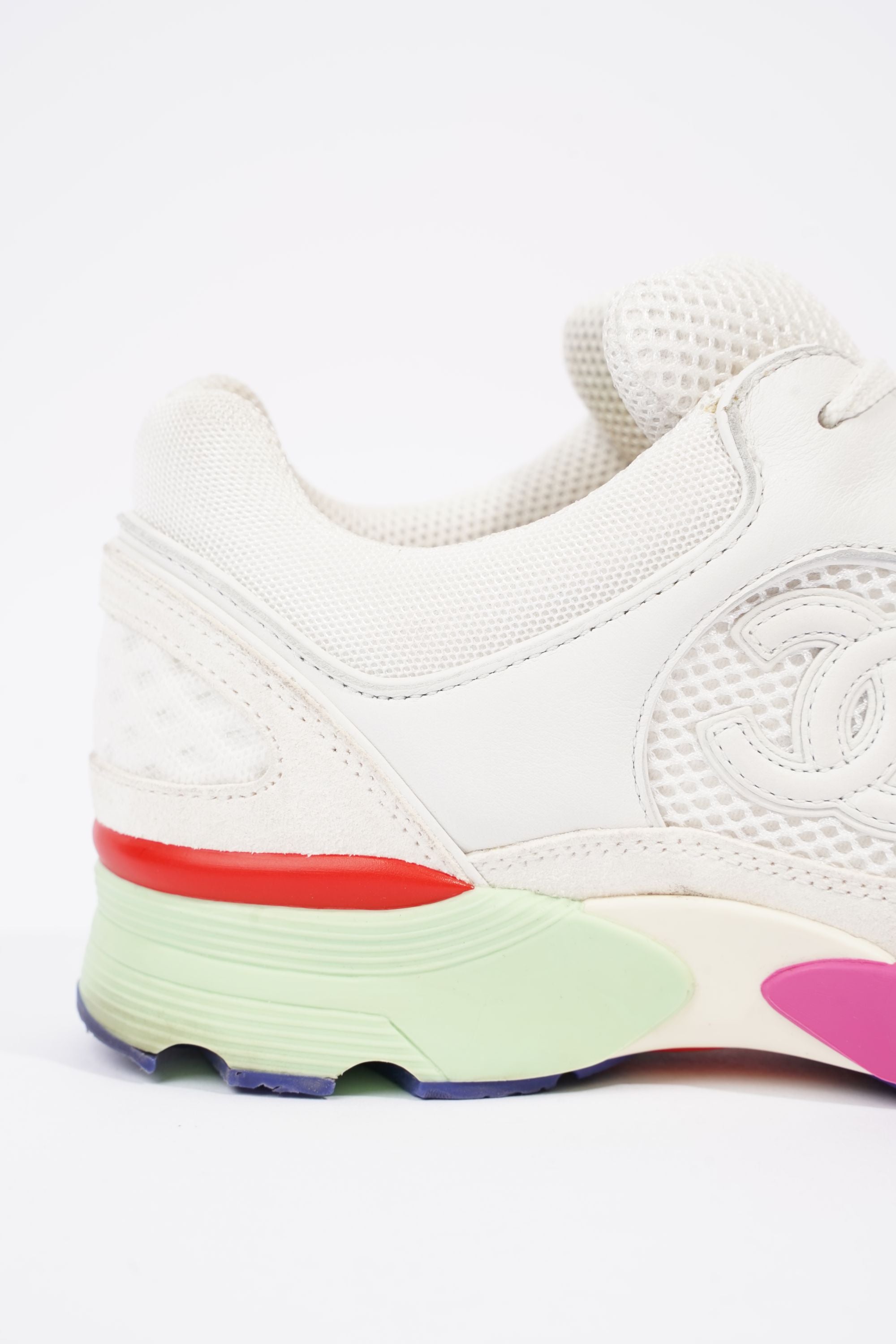 Chanel Womens CC Logo White / Multi Midsole EU 36.5 / UK 3.5