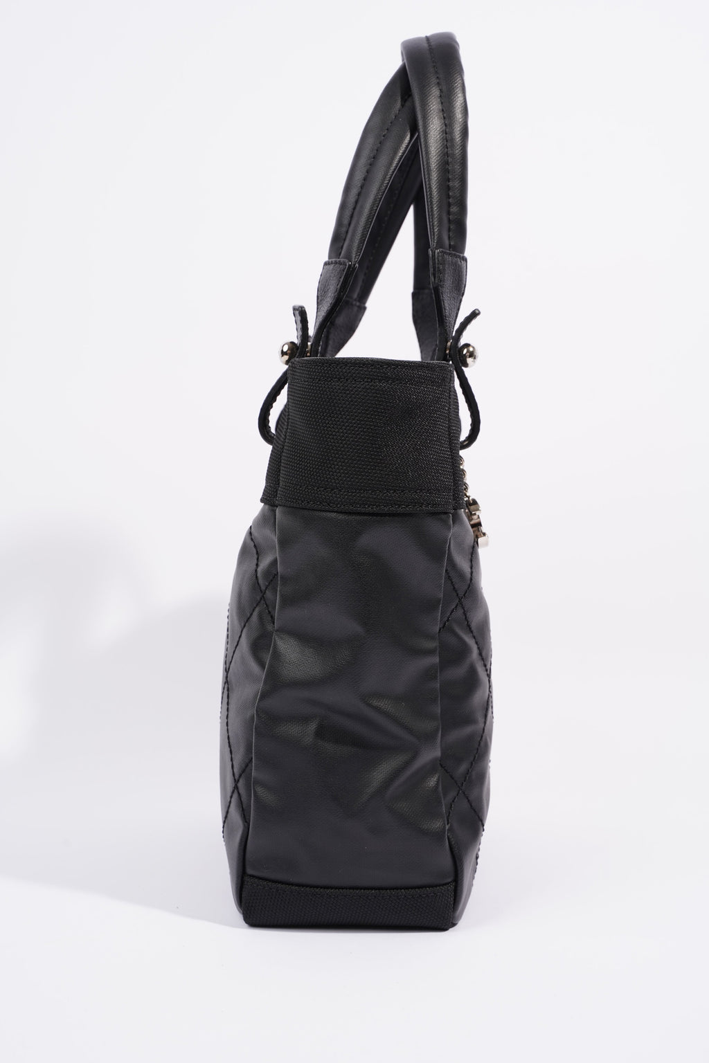 Chanel Paris Biarritz Tote Black Canvas