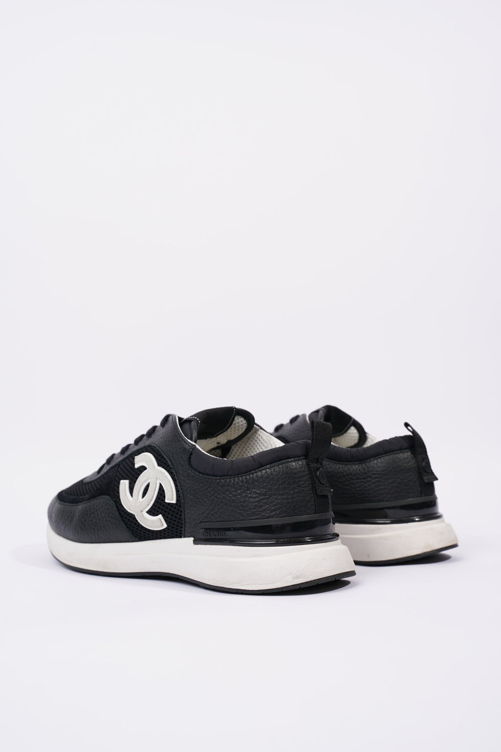 Chanel Mens CC Logo Black / White EU 43 / UK 9