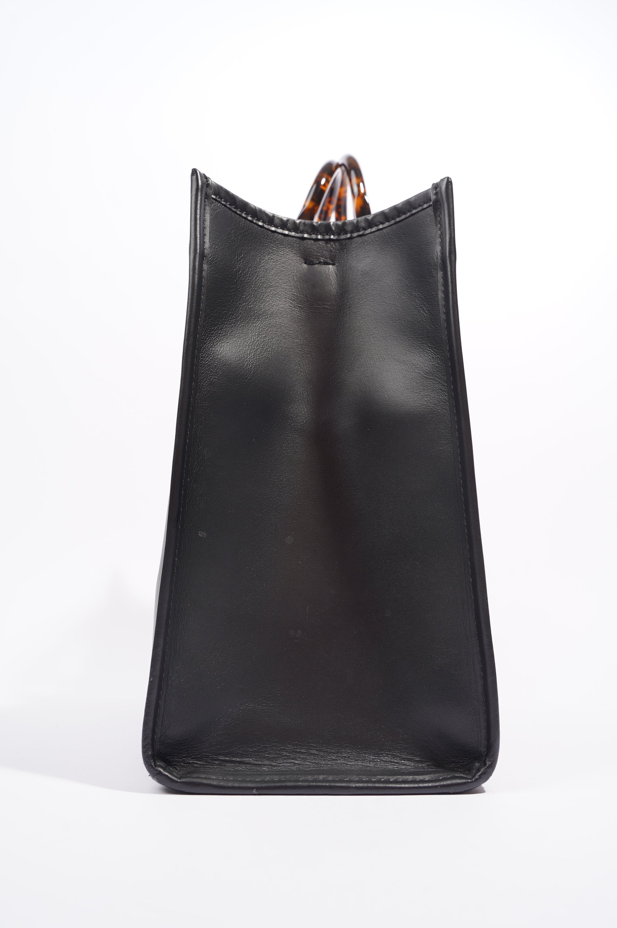 Fendi Womens Sunshine Shopping Bag Black Medium