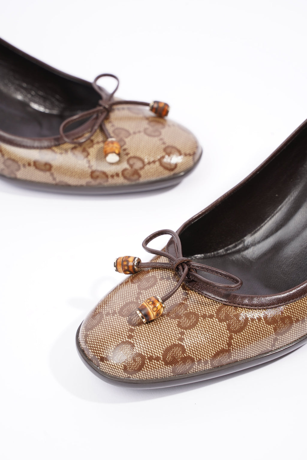 Gucci Womens GG Pump Beige / Brown EU 37.5 / UK 4.5