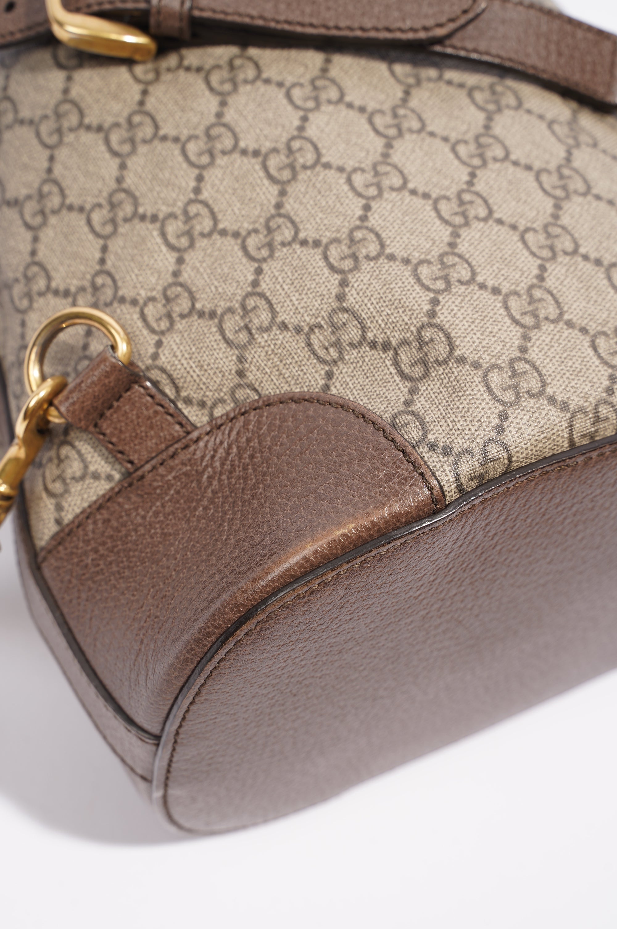 Gucci Neo Vintage Bucket Brown Canvas / Leather