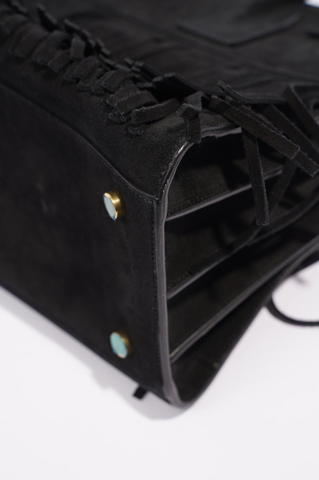 Saint Laurent Womens Sac De Jour Black Small