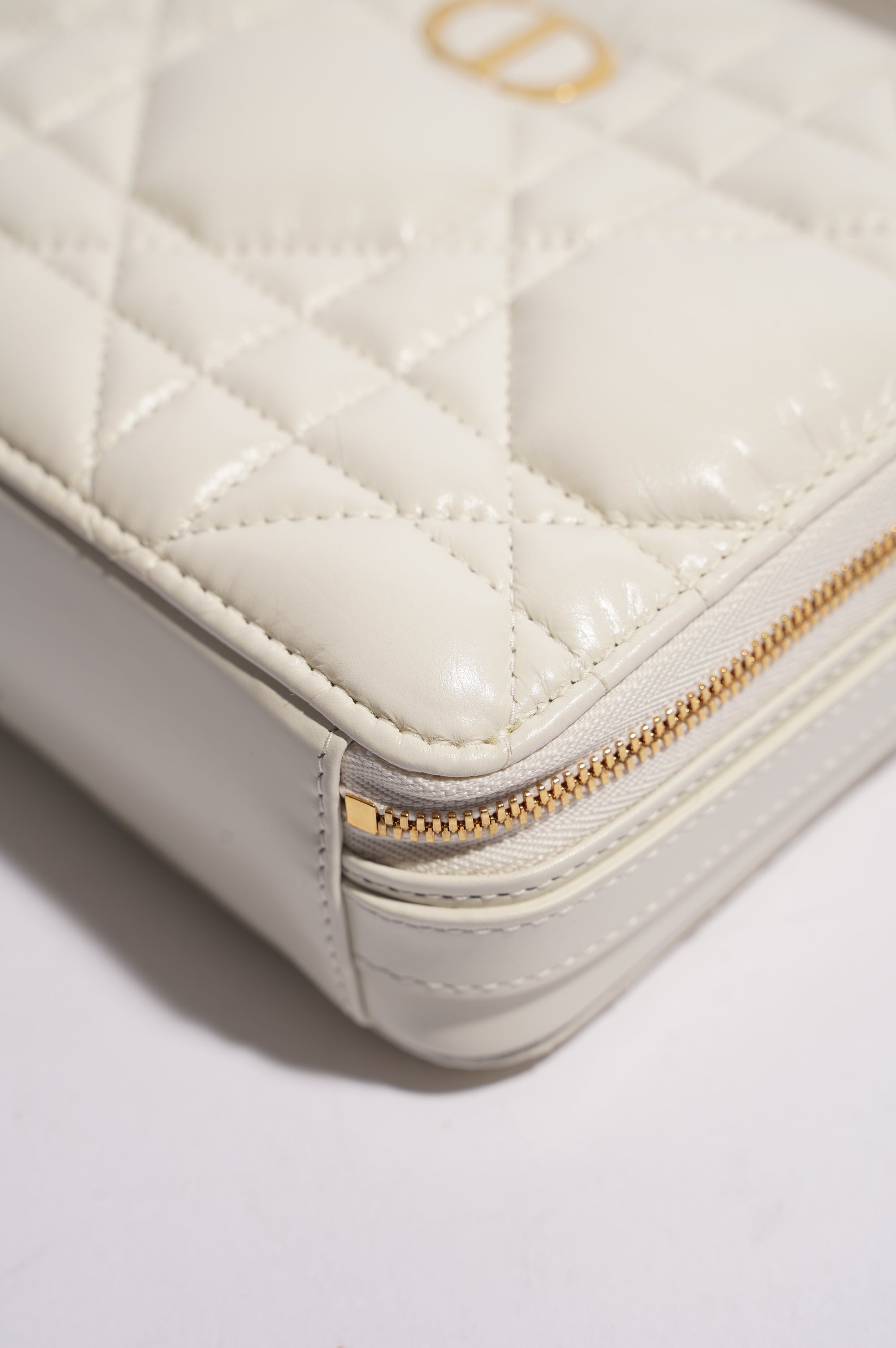 Christian Dior Womens Caro Box Bag Latte