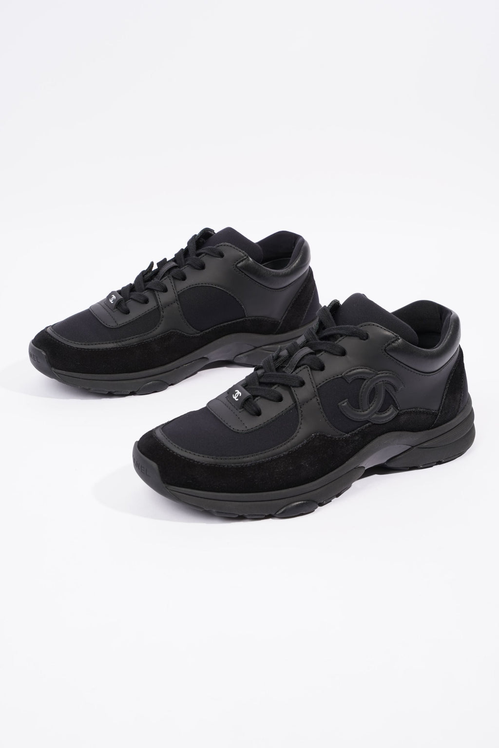 Chanel Womens CC Logo Black EU 37.5 / UK 4.5