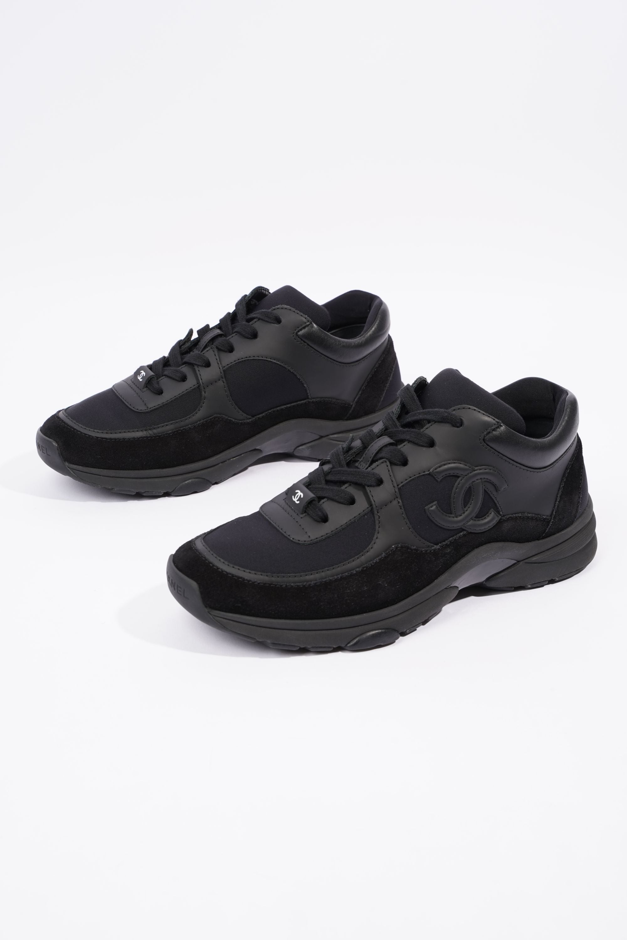 Chanel Womens CC Logo Black EU 37.5 / UK 4.5