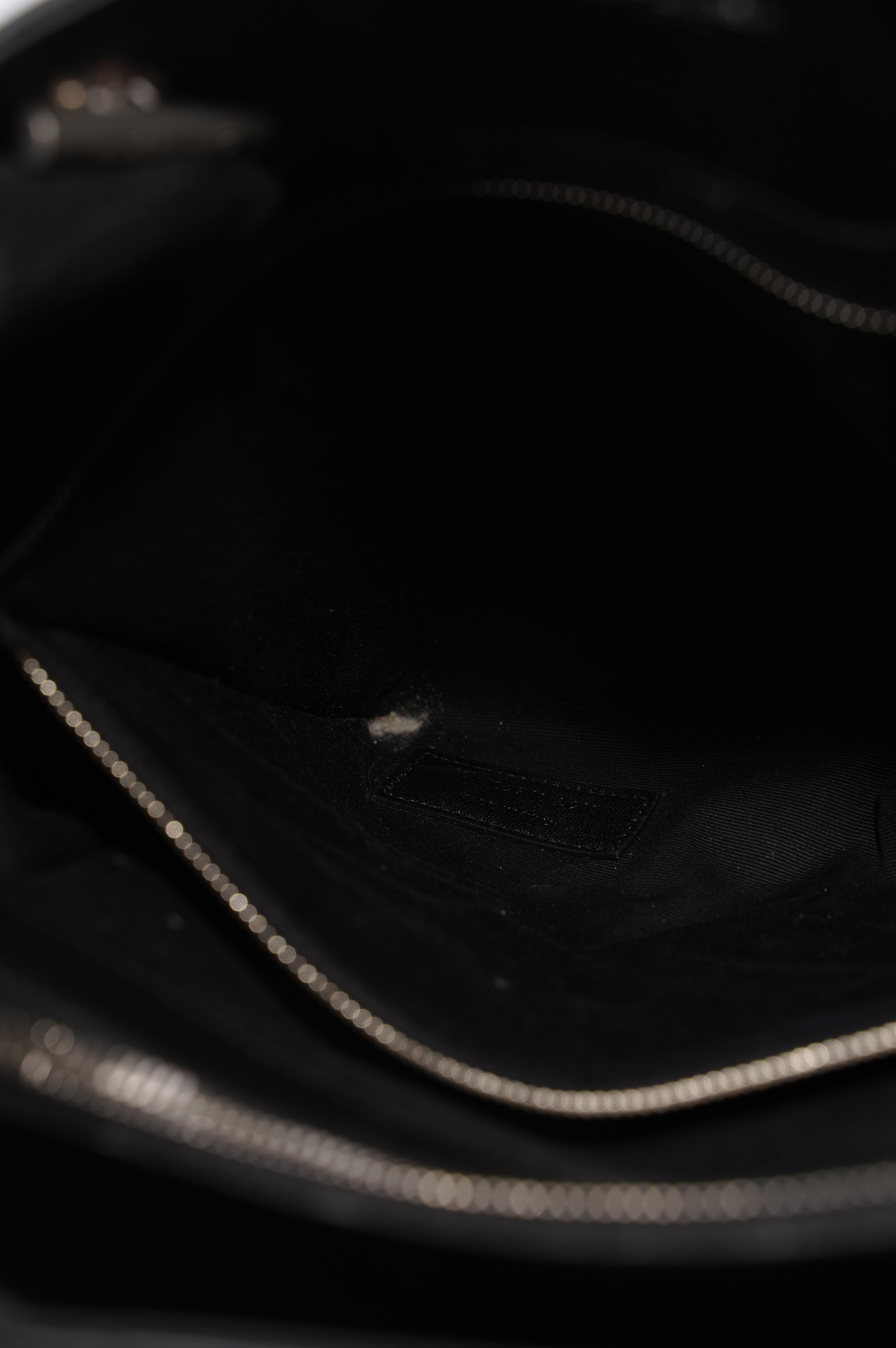 Saint Laurent Womens Lou Lou Shopper Bag Black / Silver Large