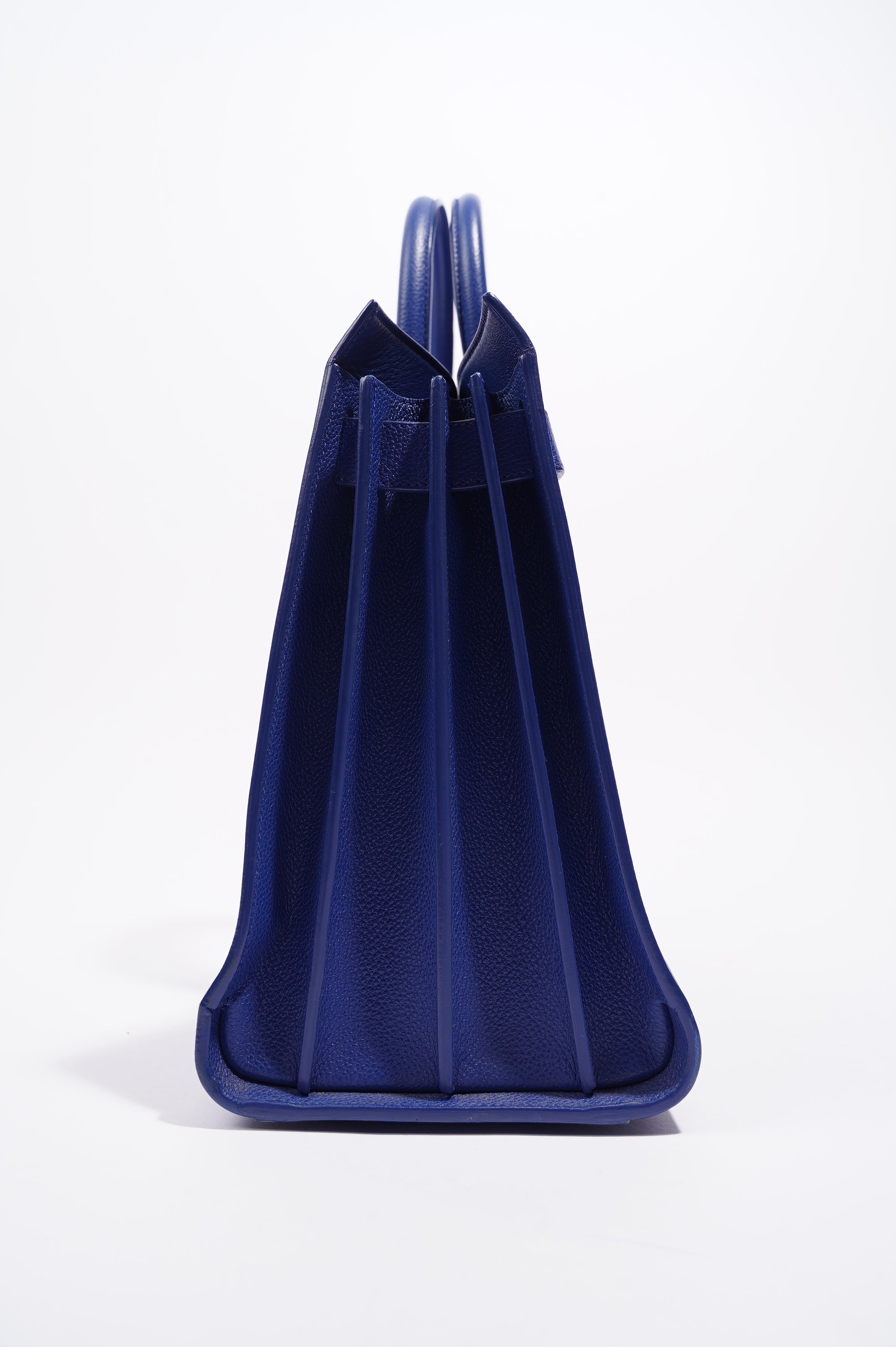 Saint Laurent Womens Sac De Jour Blue Small