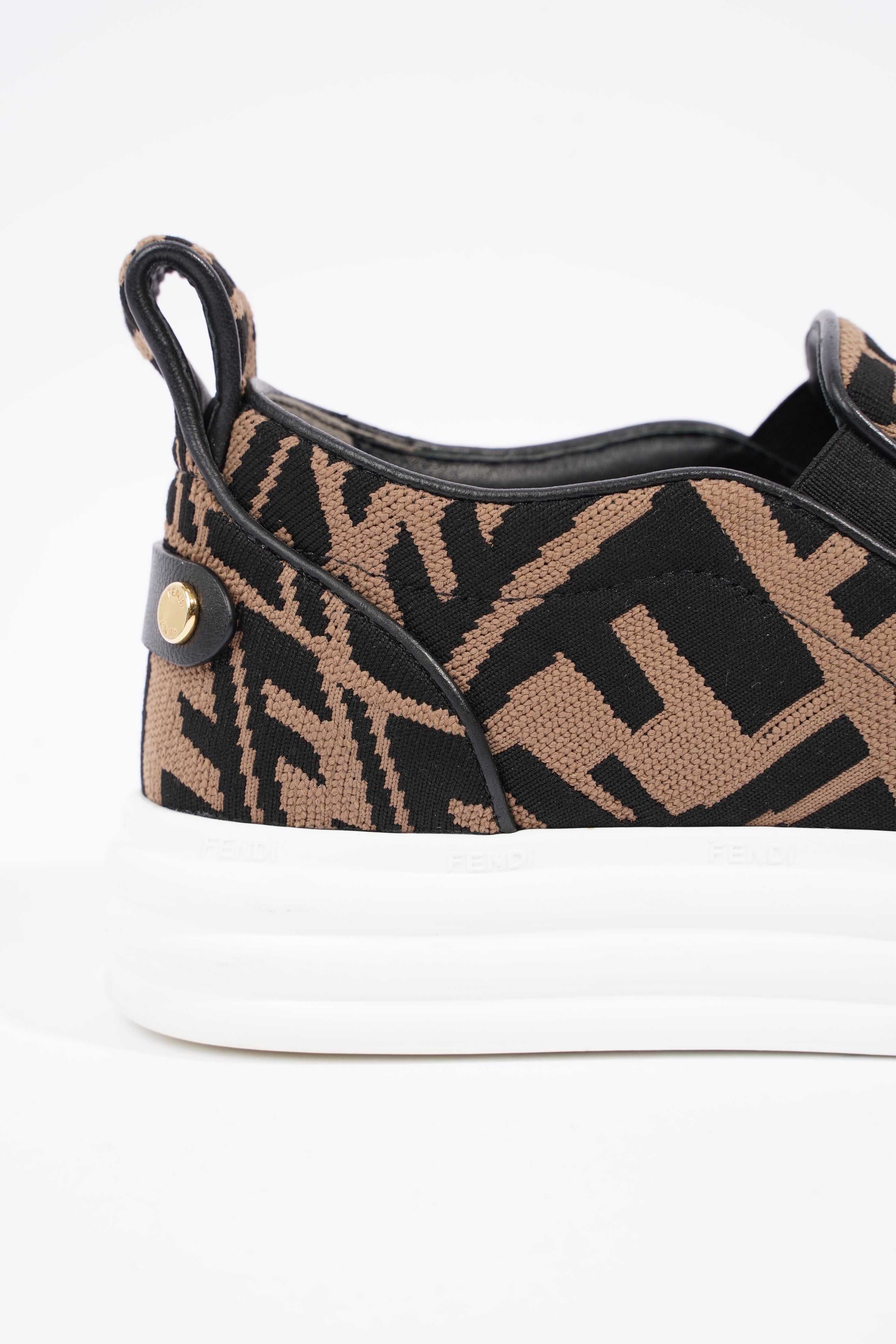 Fendi Womens FF Slip On Sneaker Zucca EU 35 / UK 2