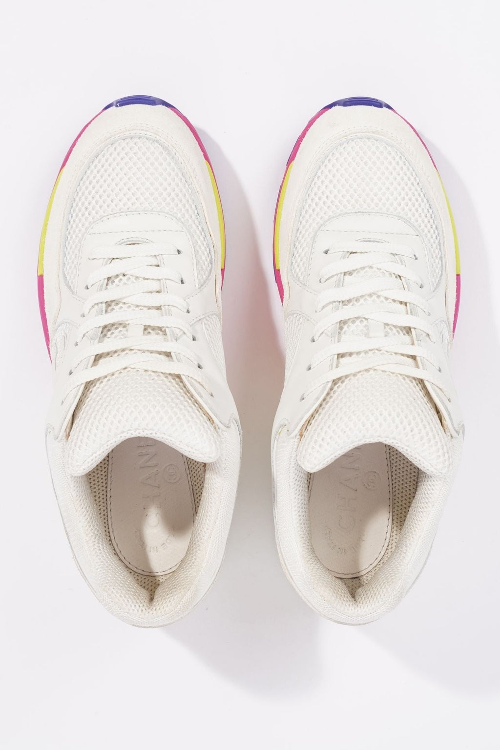 Chanel Womens CC Logo White / Multi Midsole EU 36.5 / UK 3.5