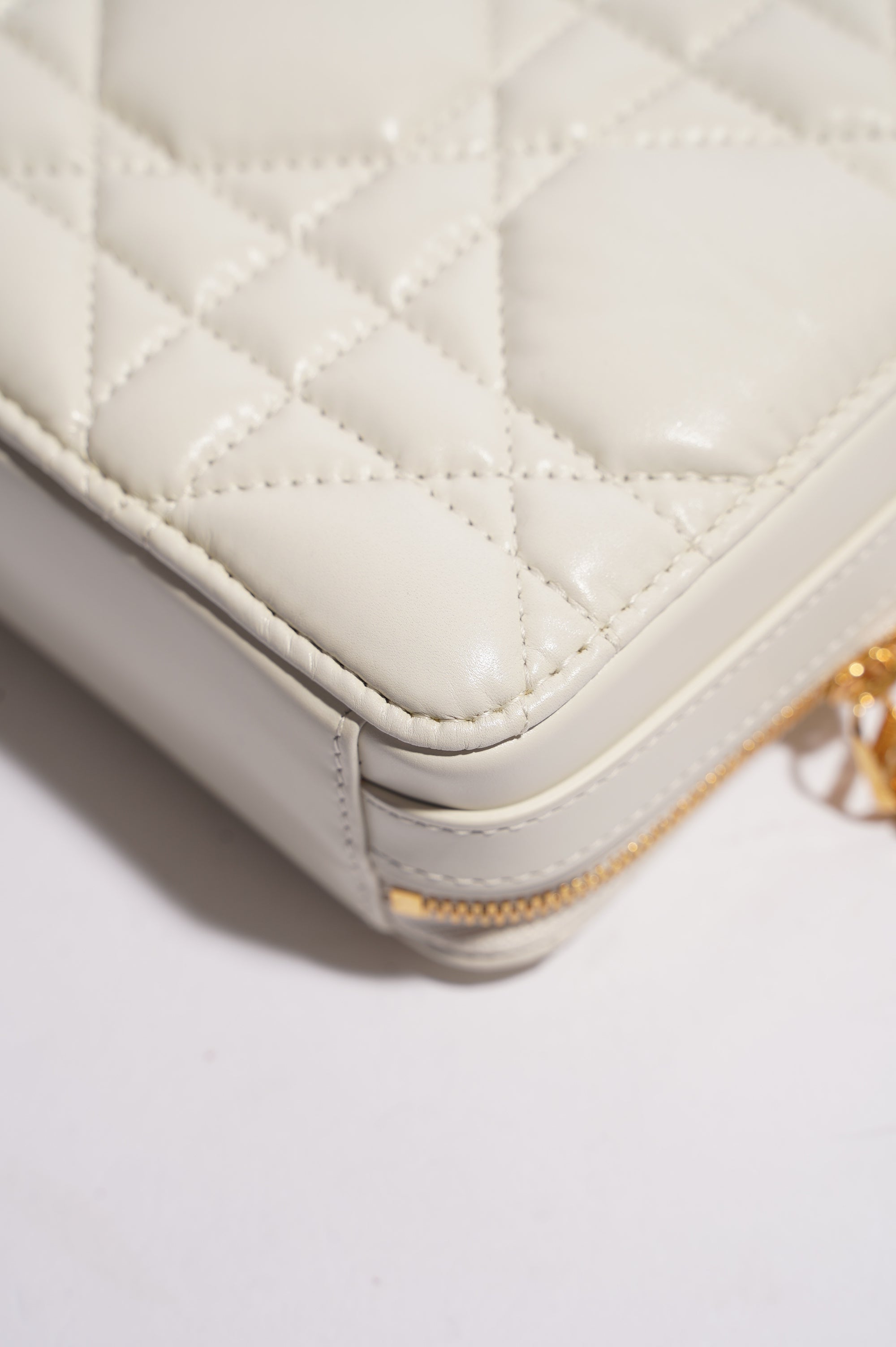 Christian Dior Womens Caro Box Bag Latte