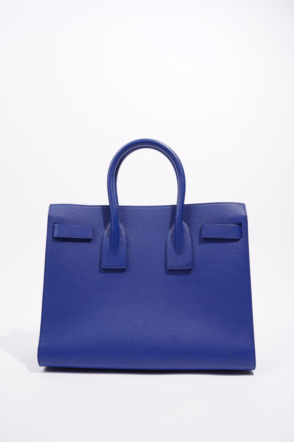 Saint Laurent Womens Sac De Jour Blue Small