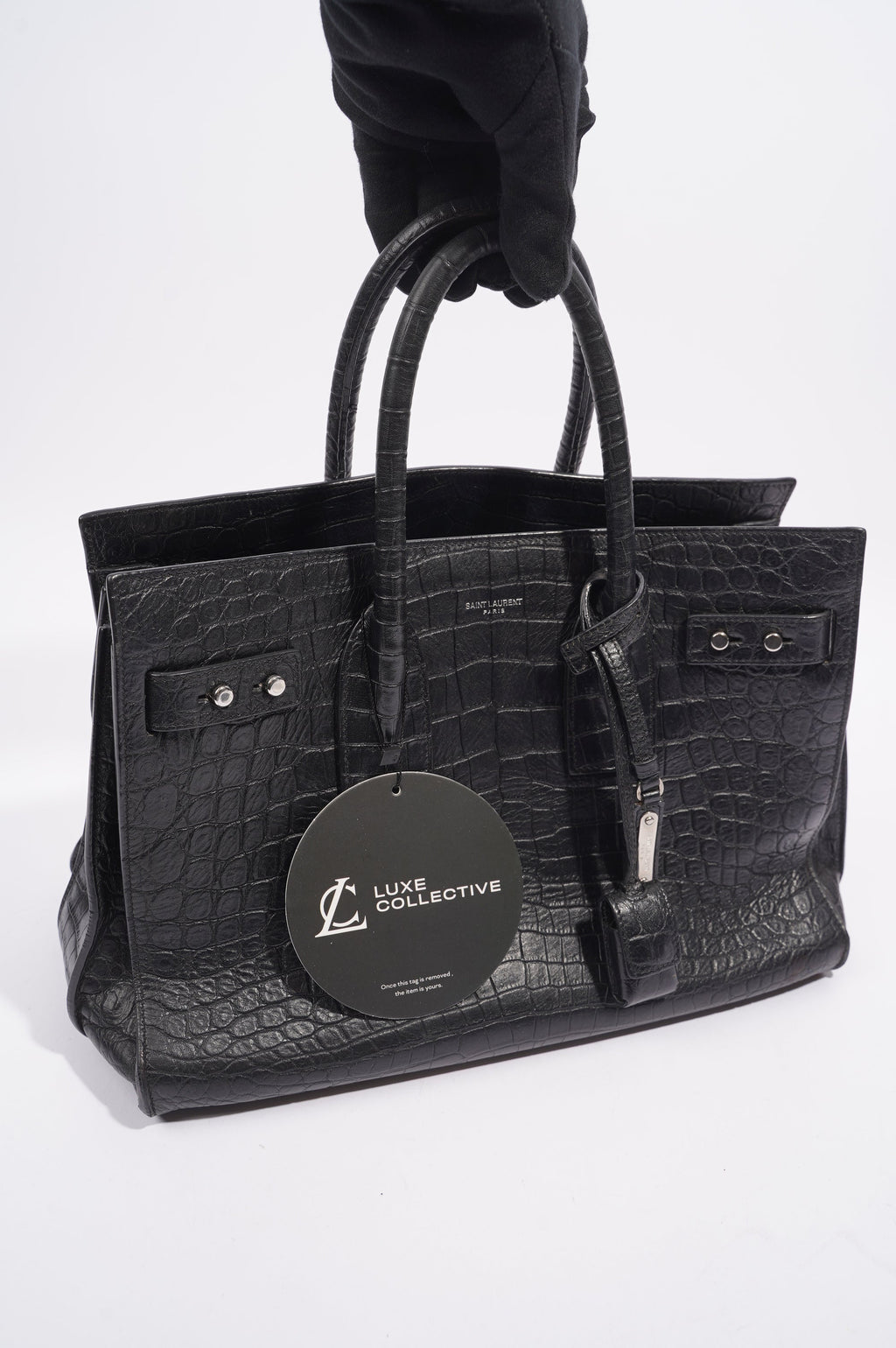 Saint Laurent Womens Sac de Jour Black Small