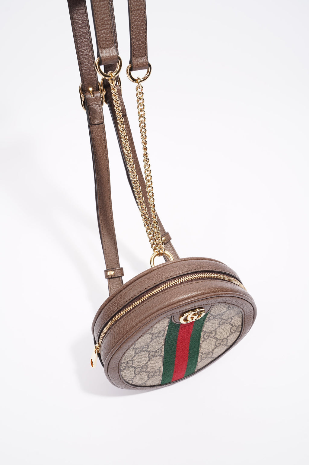 Gucci Ophidia Backpack Supreme / Brown Canvas / Leather