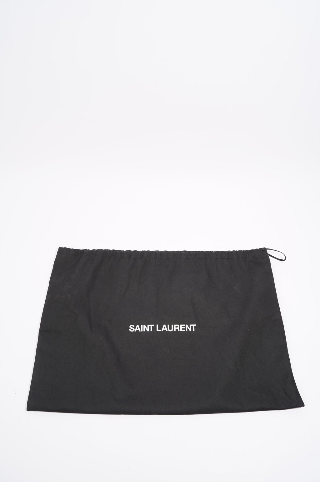 Saint Laurent Womens Lou Lou Shopper Bag Black / Silver Large
