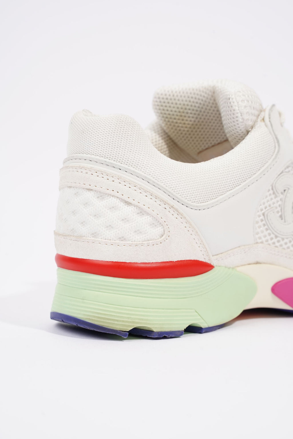 Chanel Womens CC Logo White / Multi Midsole EU 36.5 / UK 3.5