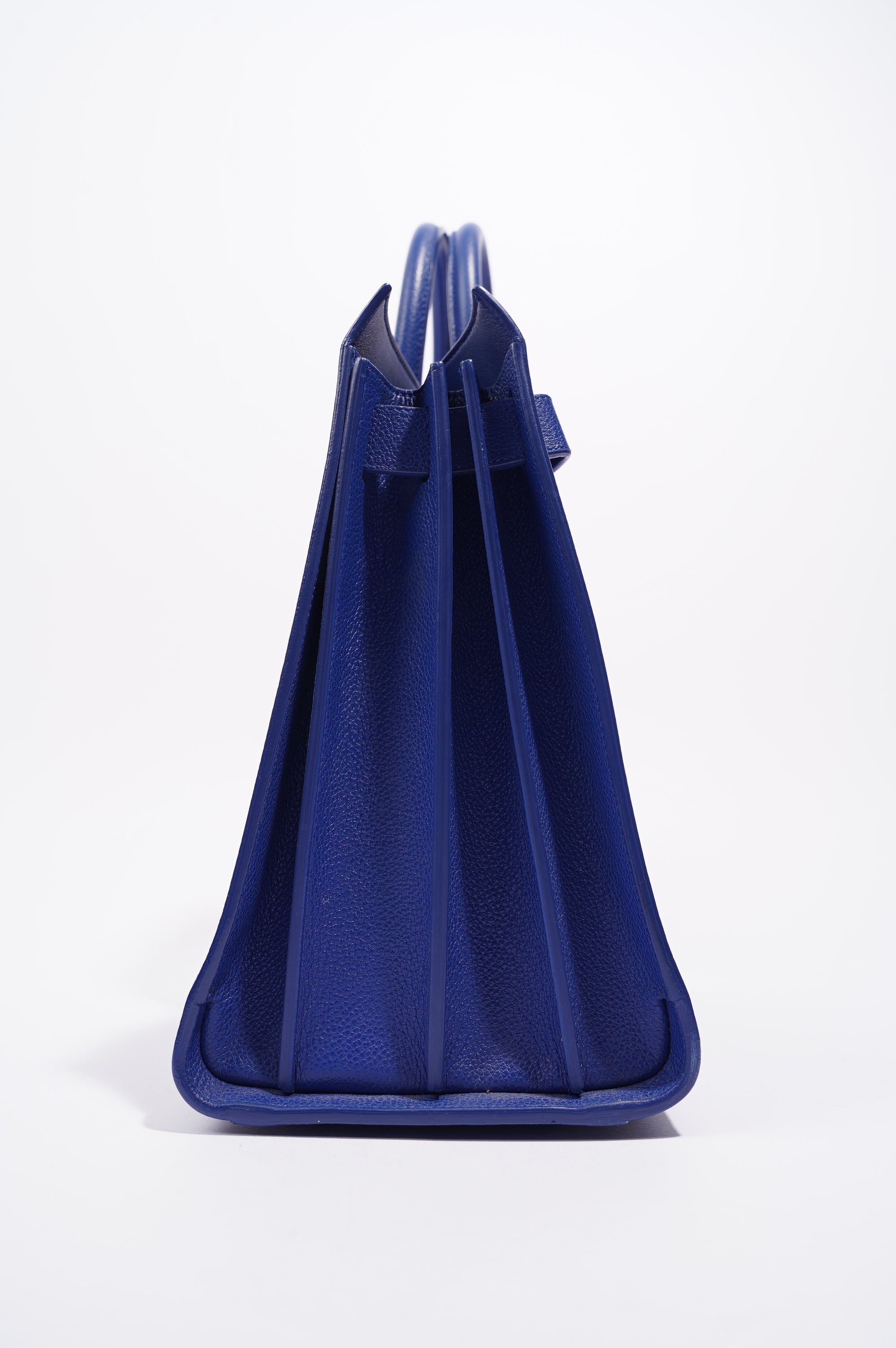 Saint Laurent Womens Sac De Jour Blue Small