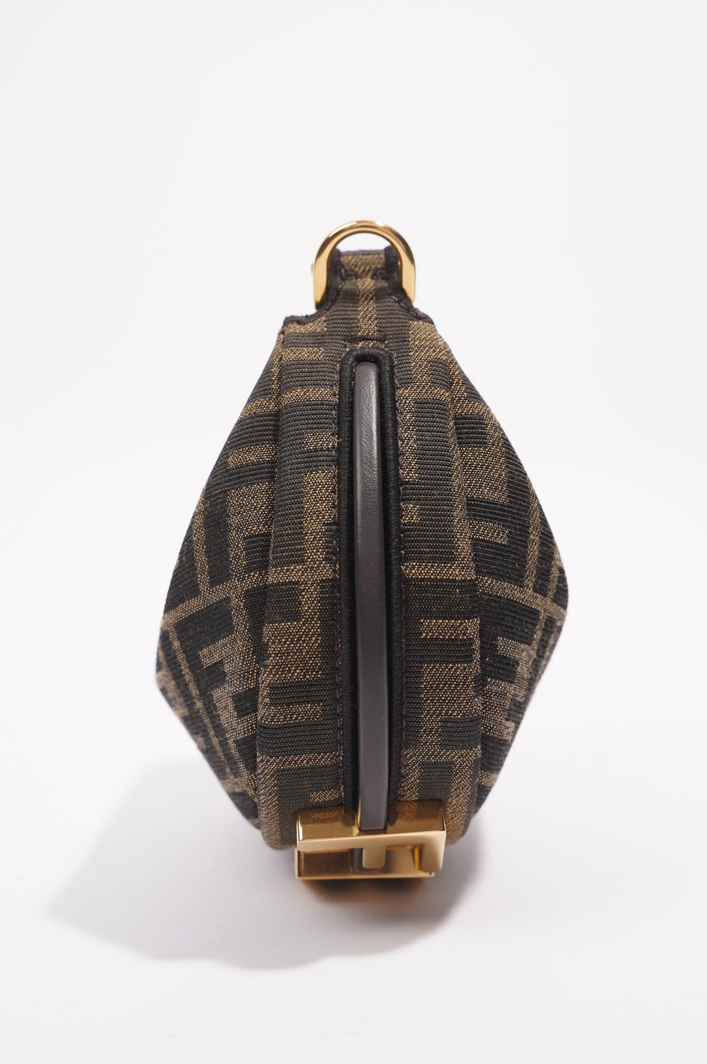 Fendi Womens Fendigraphy Bag Monogram Canvas Nano