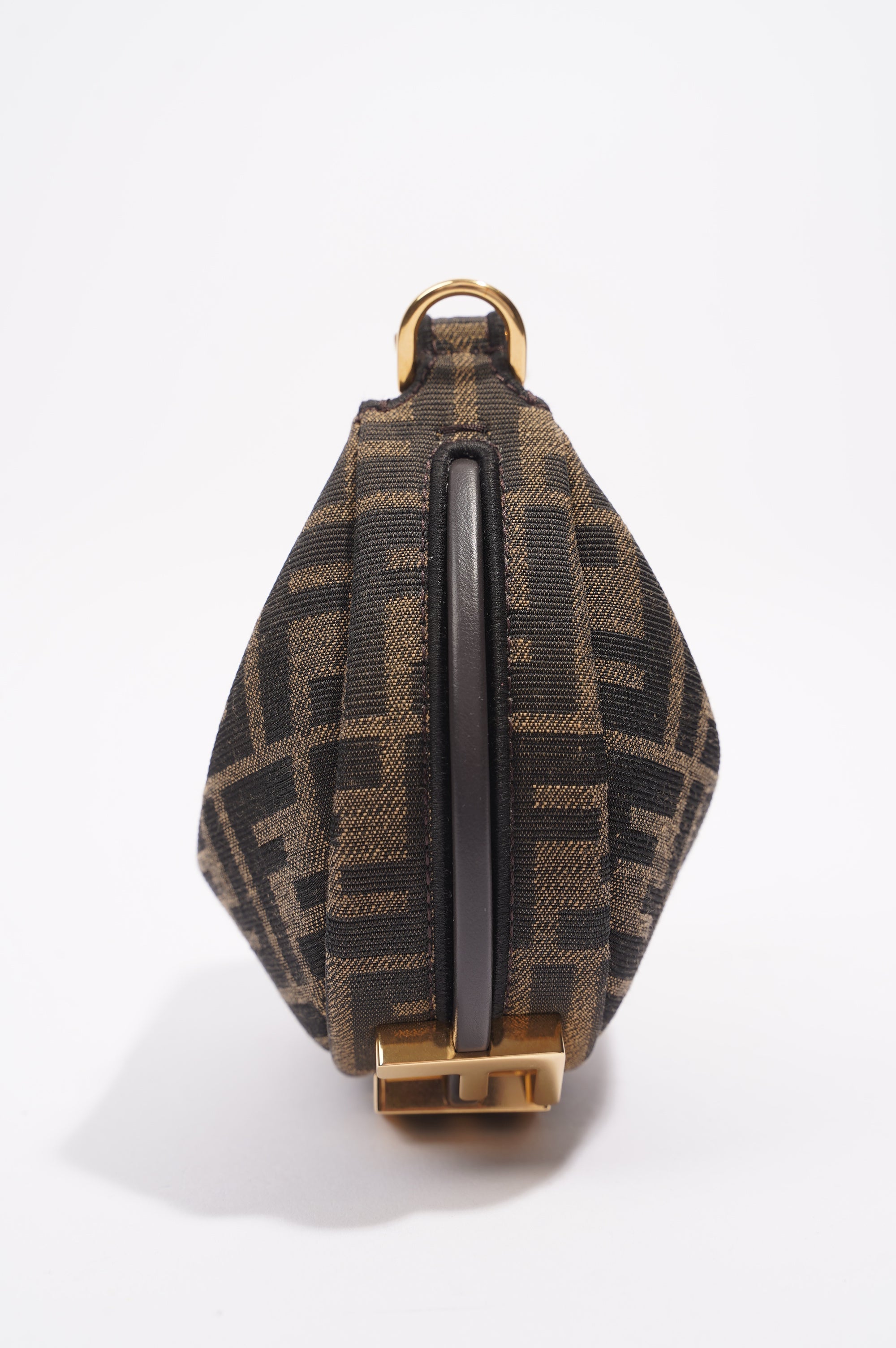 Fendi Womens Fendigraphy Bag Monogram Canvas Nano