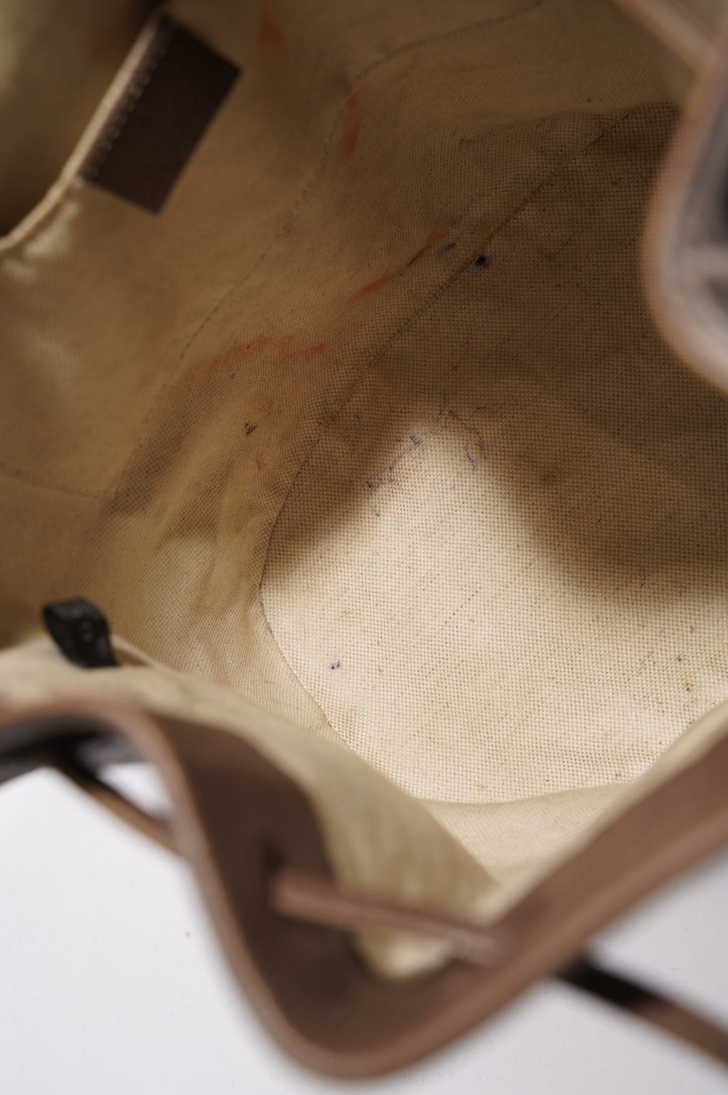 Gucci Neo Vintage Bucket Brown Canvas / Leather