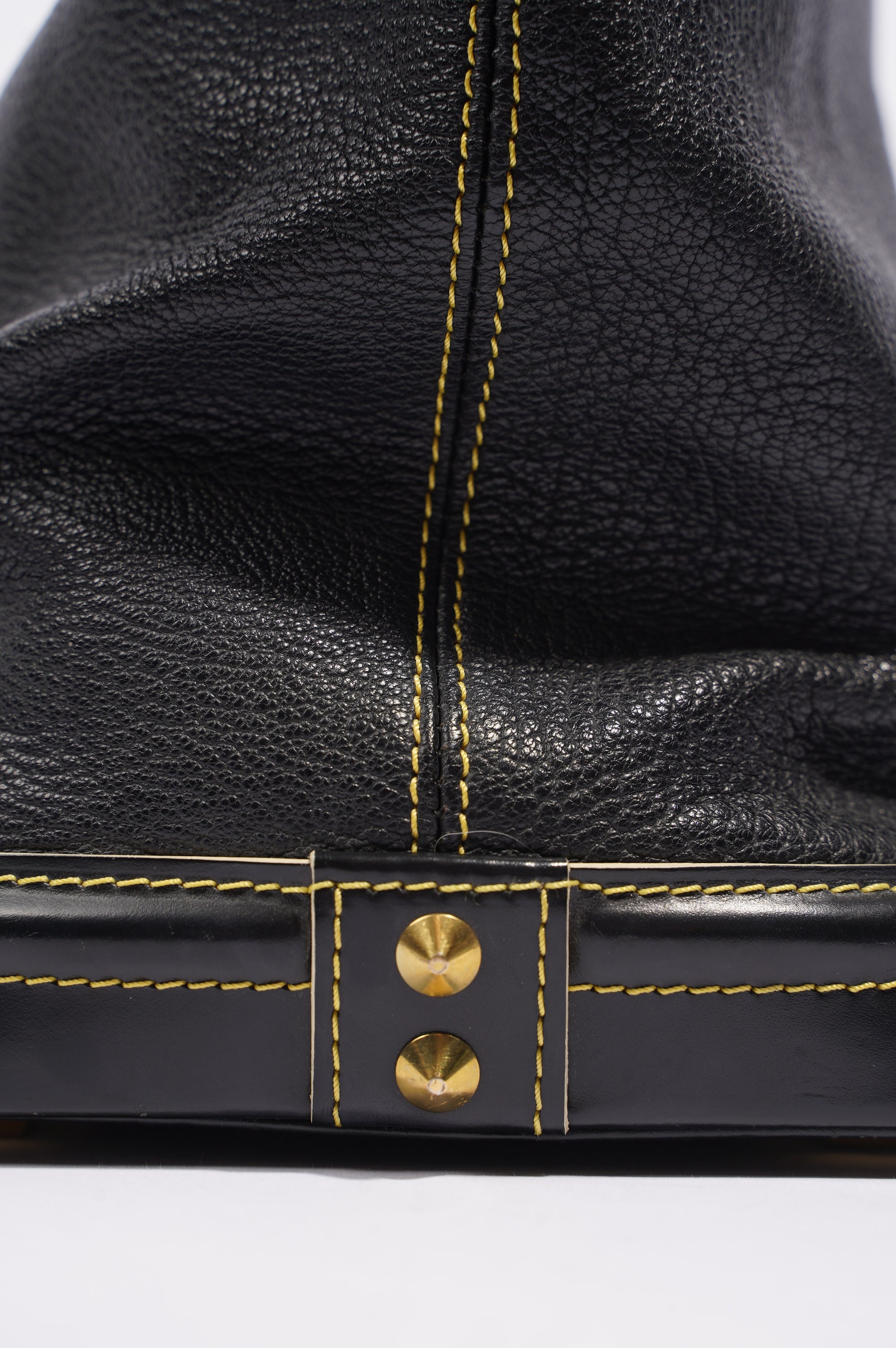 Louis Vuitton Womens Vintage Suhali Lockit Bag Black MM