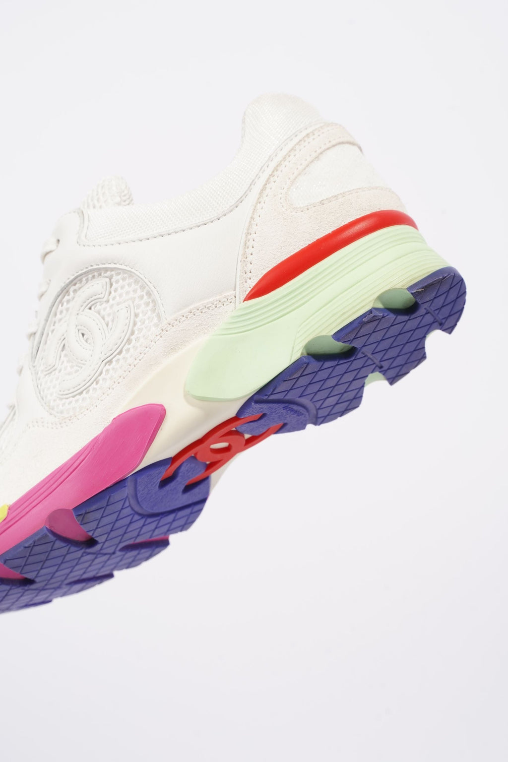Chanel Womens CC Logo White / Multi Midsole EU 36.5 / UK 3.5