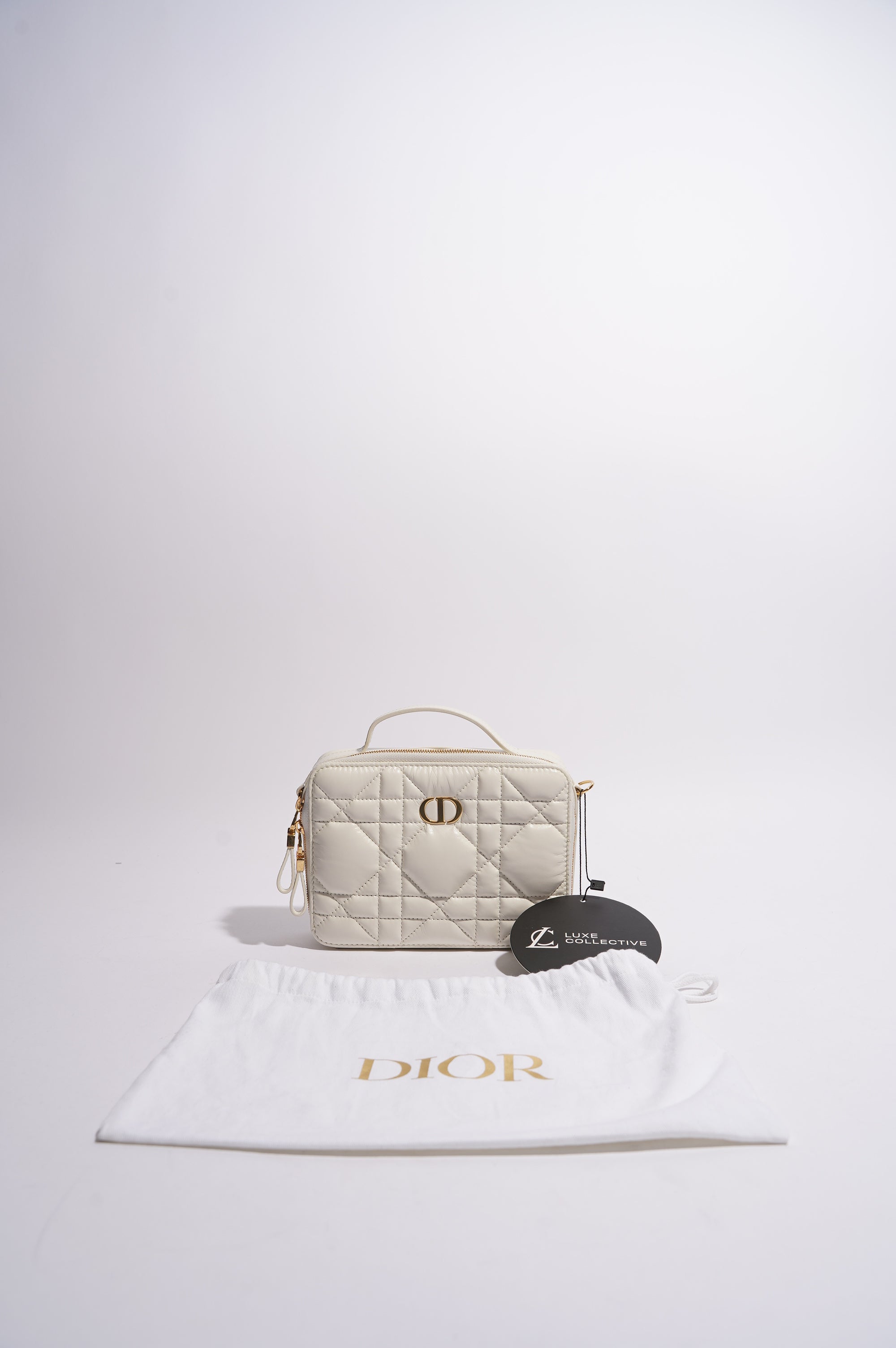 Christian Dior Womens Caro Box Bag Latte