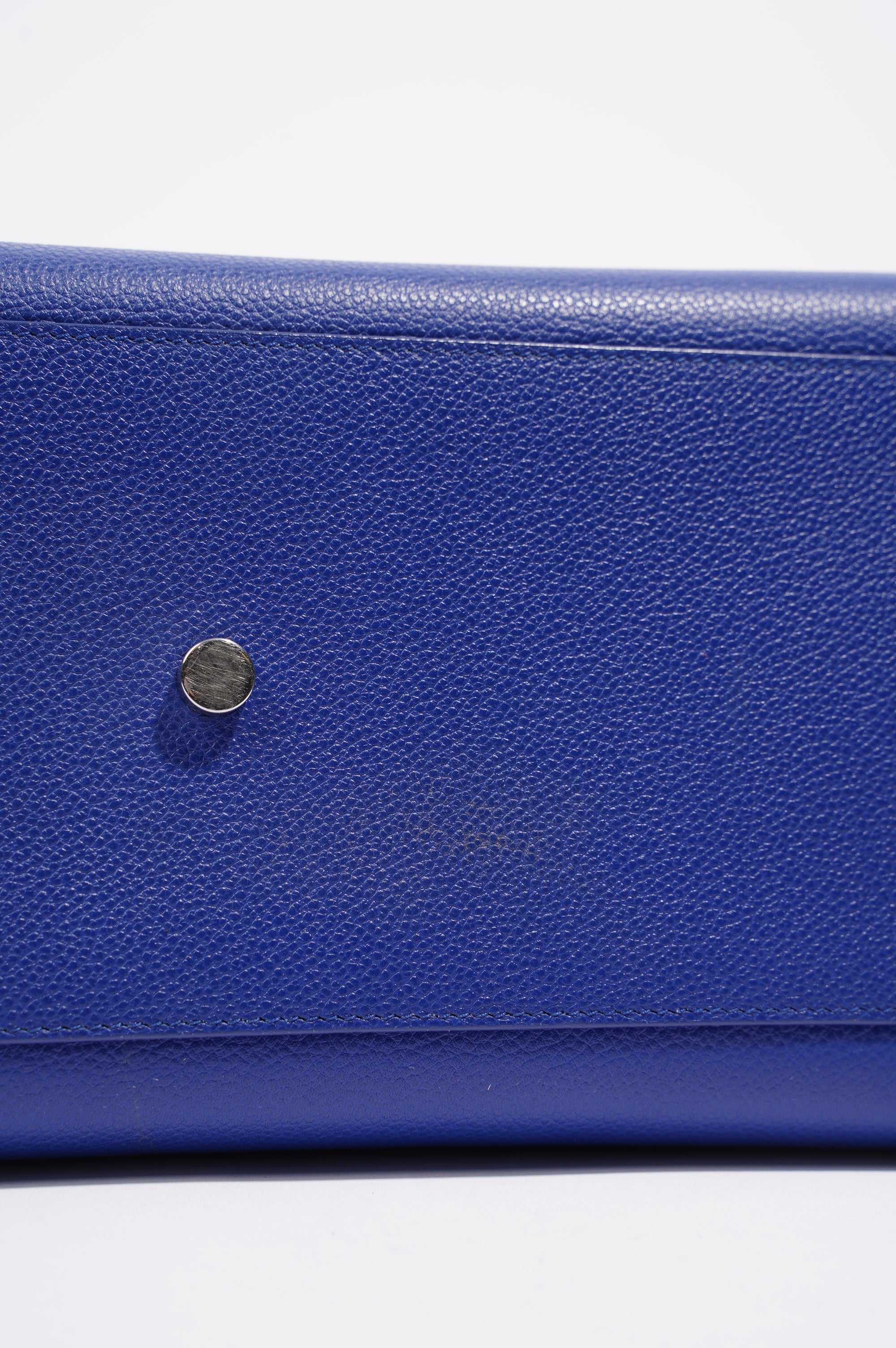 Saint Laurent Womens Sac De Jour Blue Small