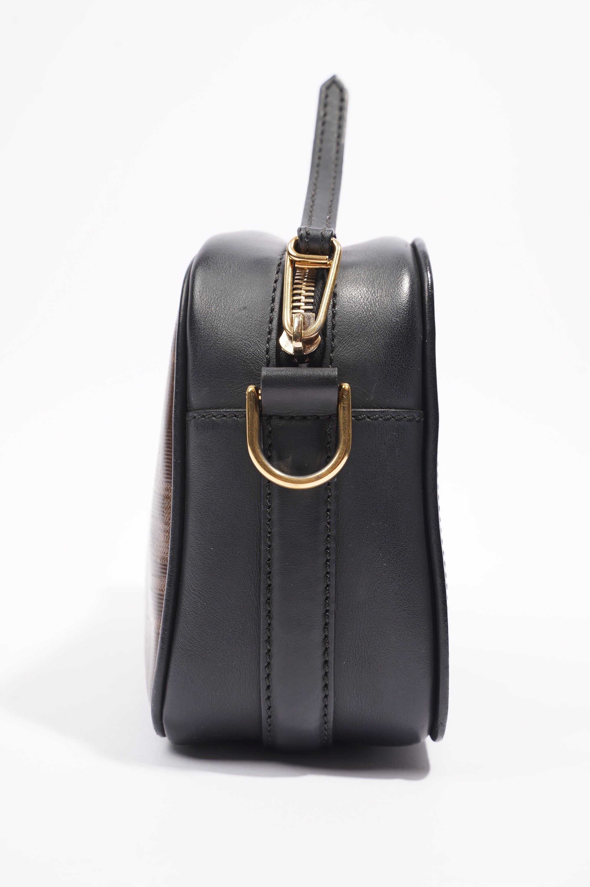 Fendi Camera Case Monogram Leather / Canvas