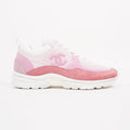 Chanel Womens CC Logo Pink / White EU 41 / UK 8