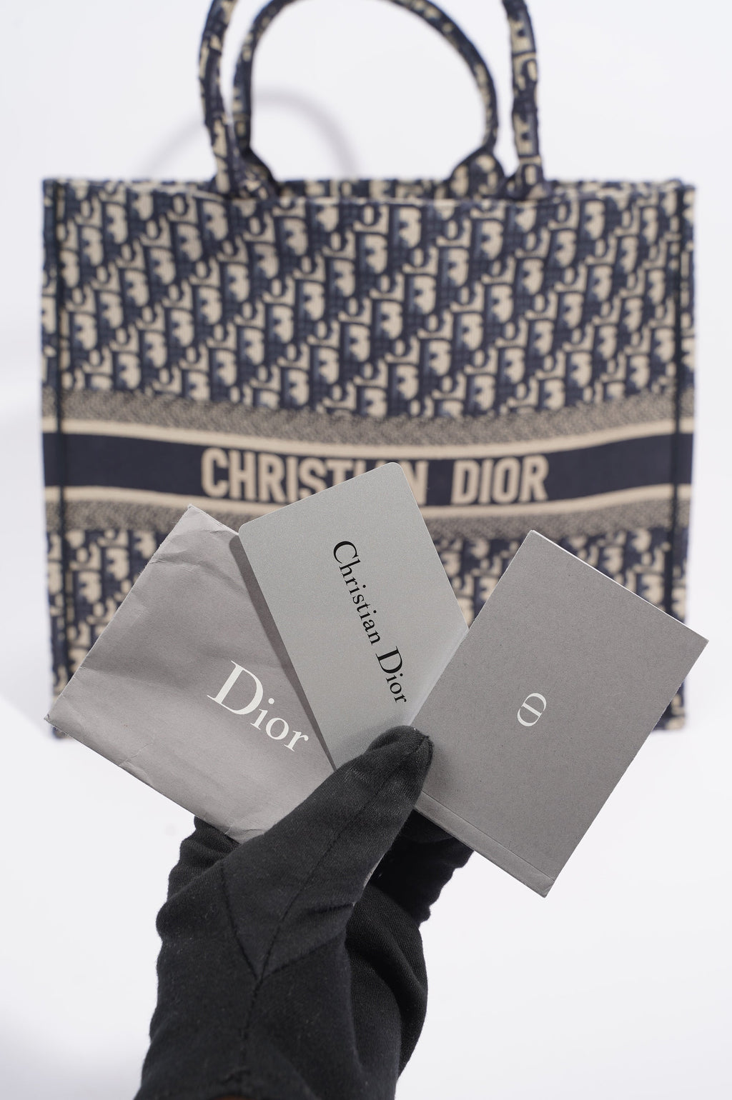 Christian Dior Womens Book Tote Oblique Large