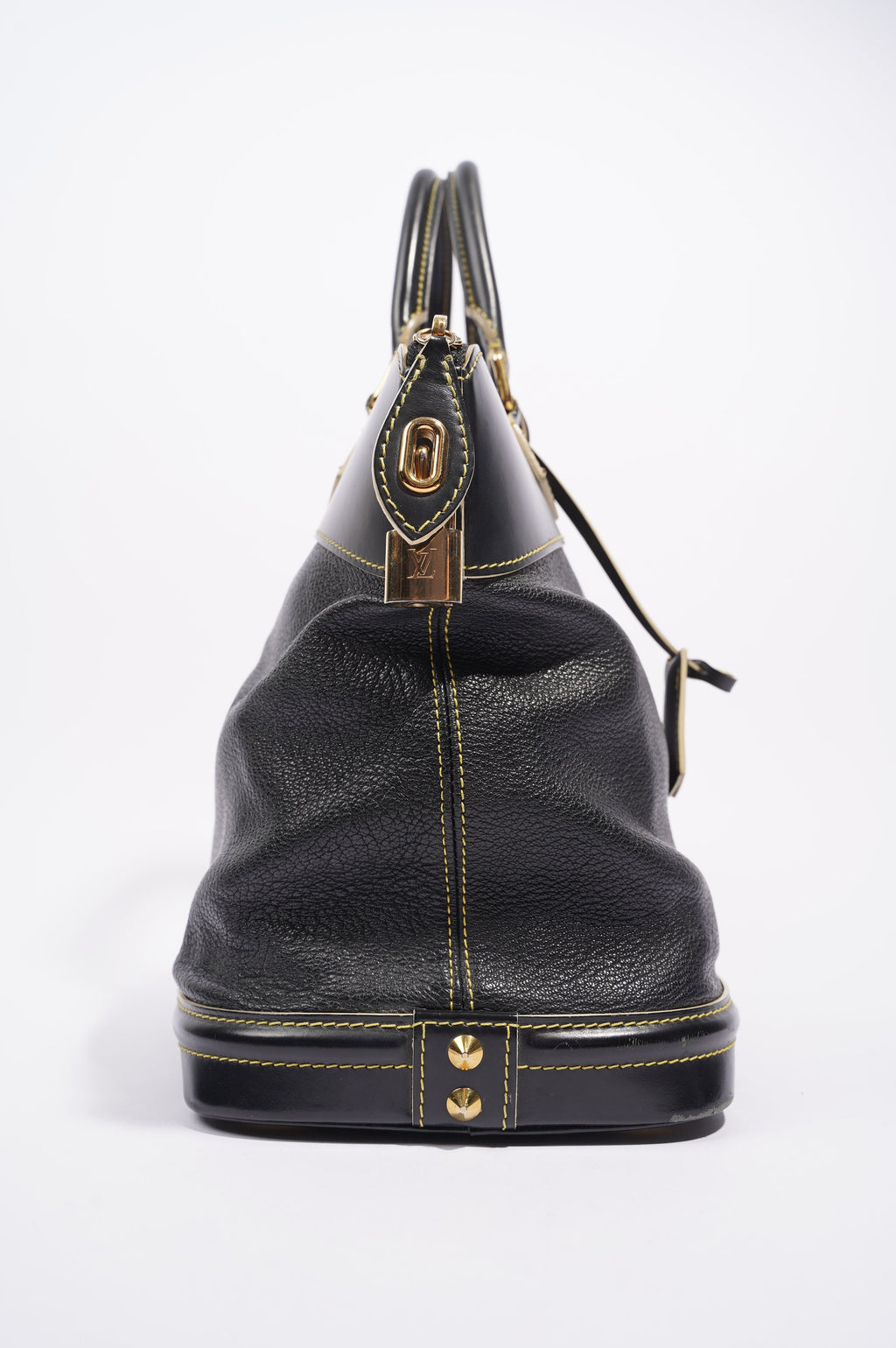 Louis Vuitton Womens Vintage Suhali Lockit Bag Black MM