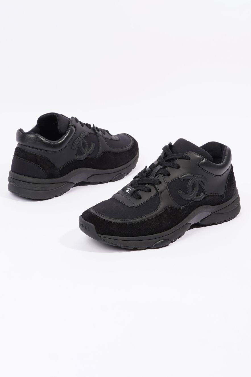 Chanel Womens CC Logo Black EU 37.5 / UK 4.5