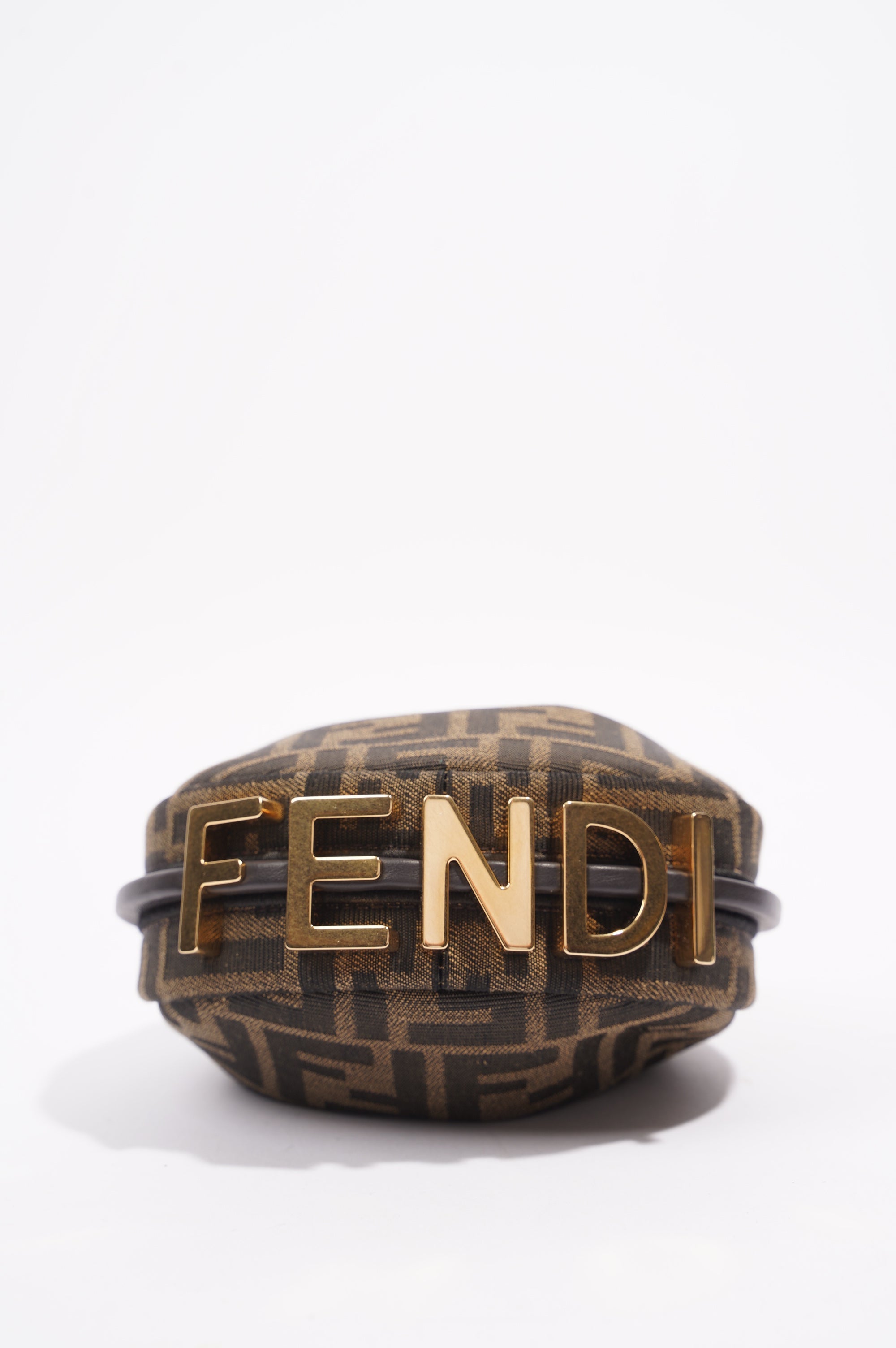 Fendi Womens Fendigraphy Bag Monogram Canvas Nano