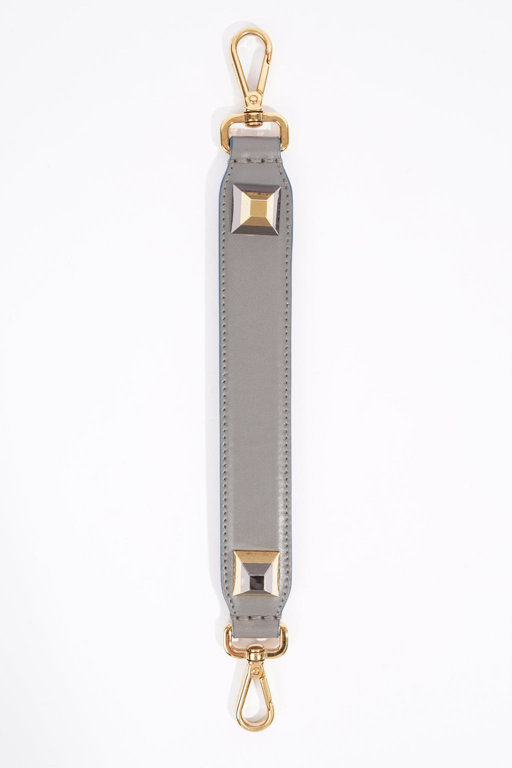 Fendi Kan I Scallop Bag Grey Leather Medium